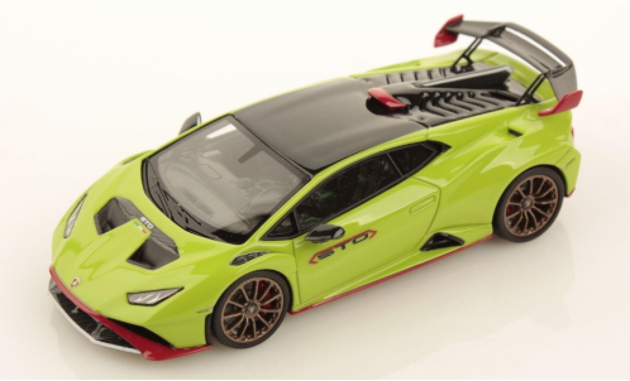 Lamborghini Huracan 1/43 Look Smart STO verde/rosso 2021 modellino in miniatura