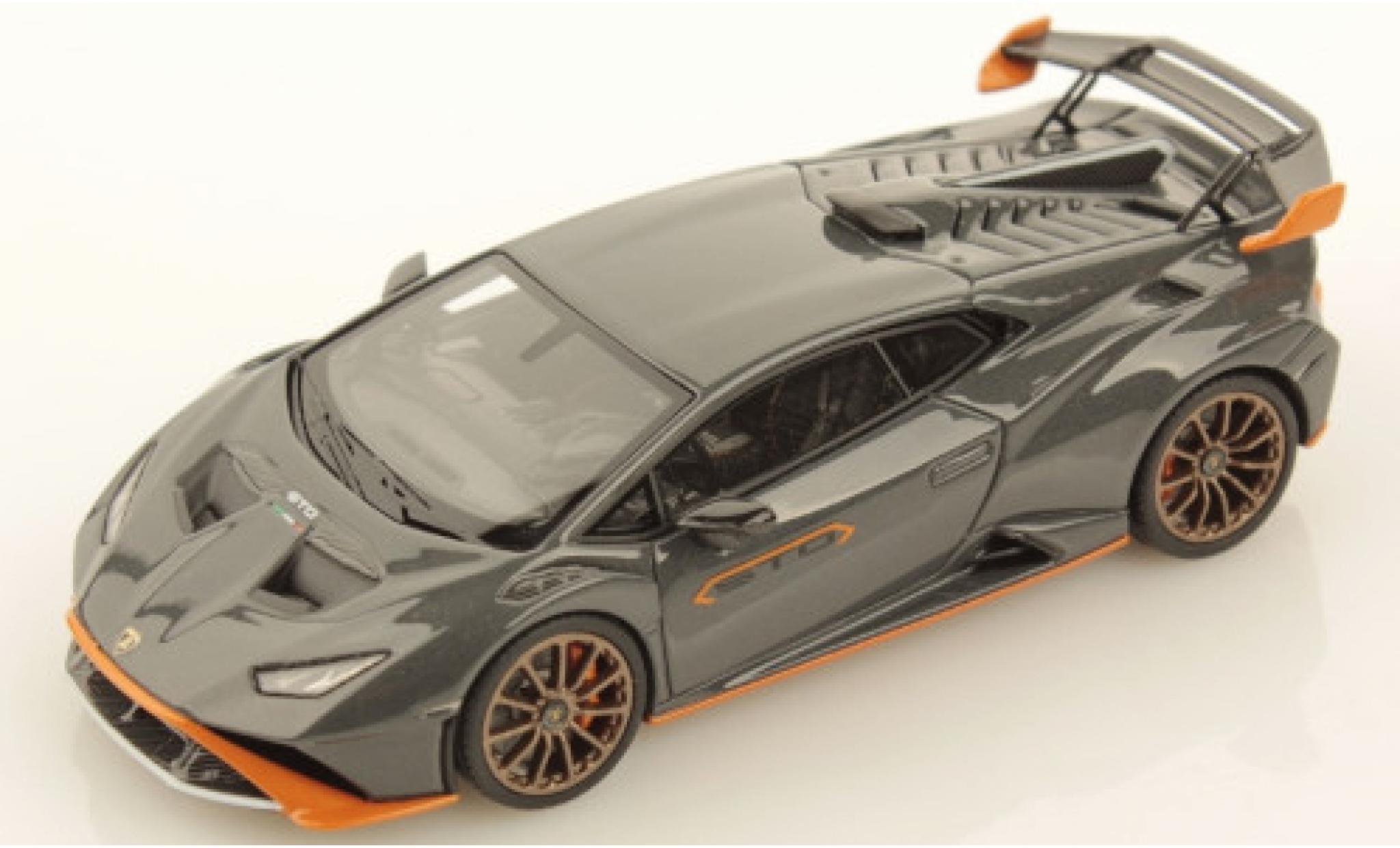 Lamborghini Huracan 1/43 Look Smart STO metallico grigio/metallico orange modellino in miniatura