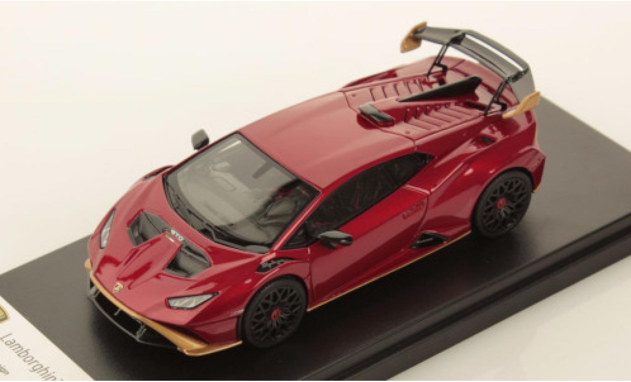 Lamborghini Huracan 1/43 Look Smart STO metallico rosso/gold 2021 modellino in miniatura
