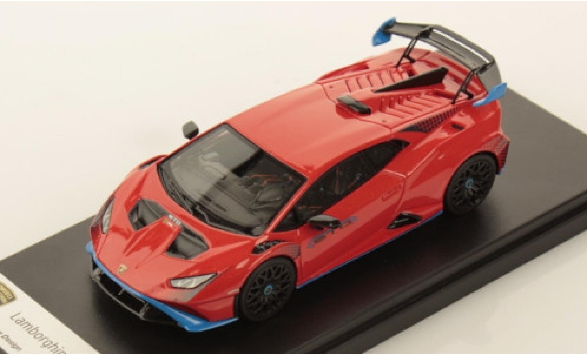 Lamborghini Huracan 1/43 Look Smart STO orange/blu 2021 modellino in miniatura