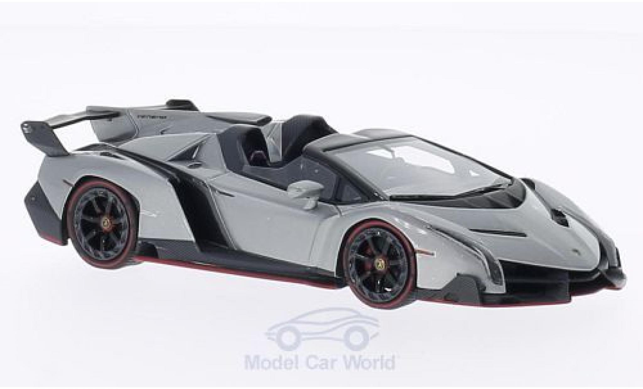 Lamborghini Veneno 1/43 Look Smart metallico grigio modellino in miniatura