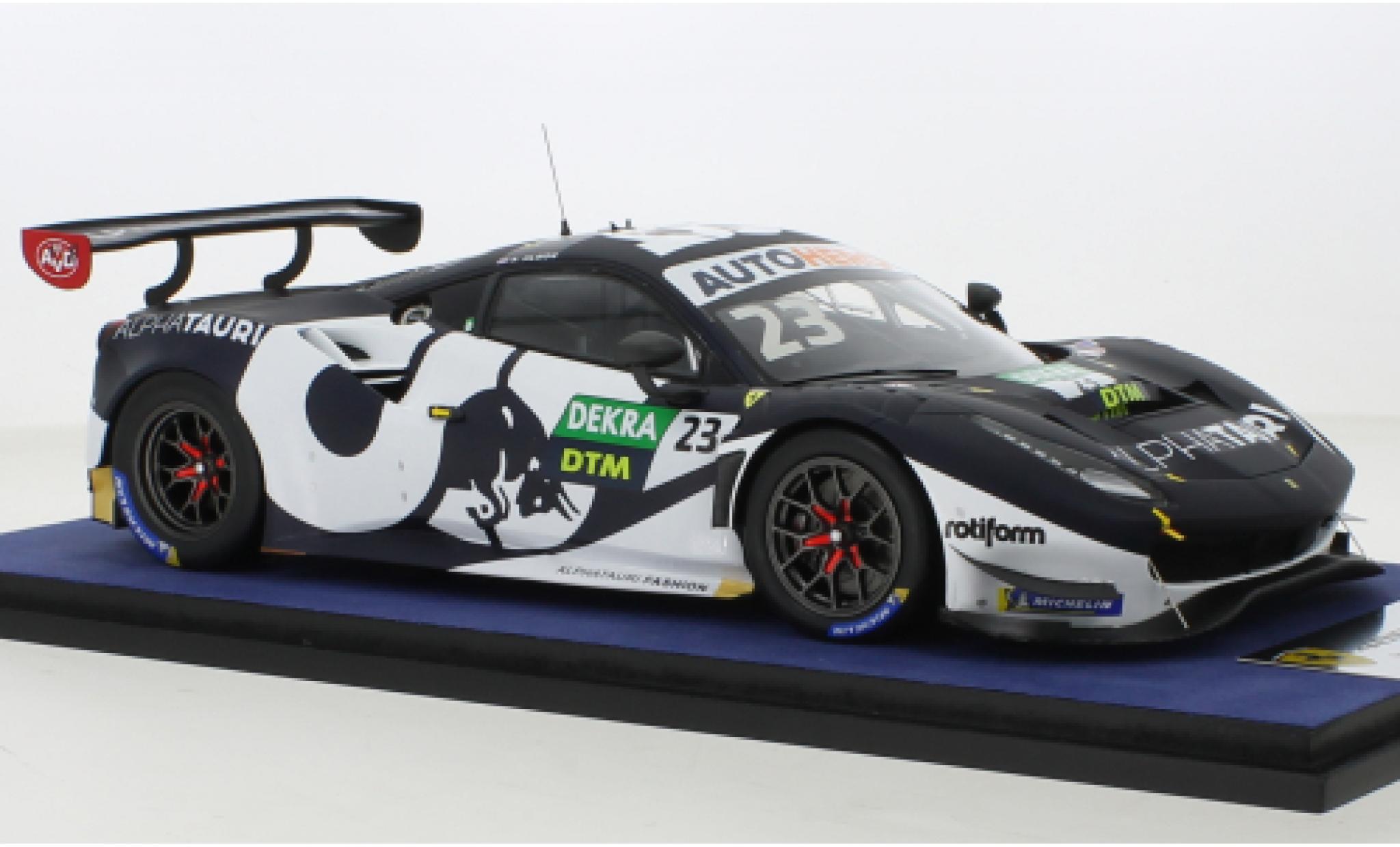 Ferrari 488 1/18 Look Smart GT3 EVO No.23 Alpha Tauri AF Corse Alpha Tauri DTM 2021 modellino in miniatura