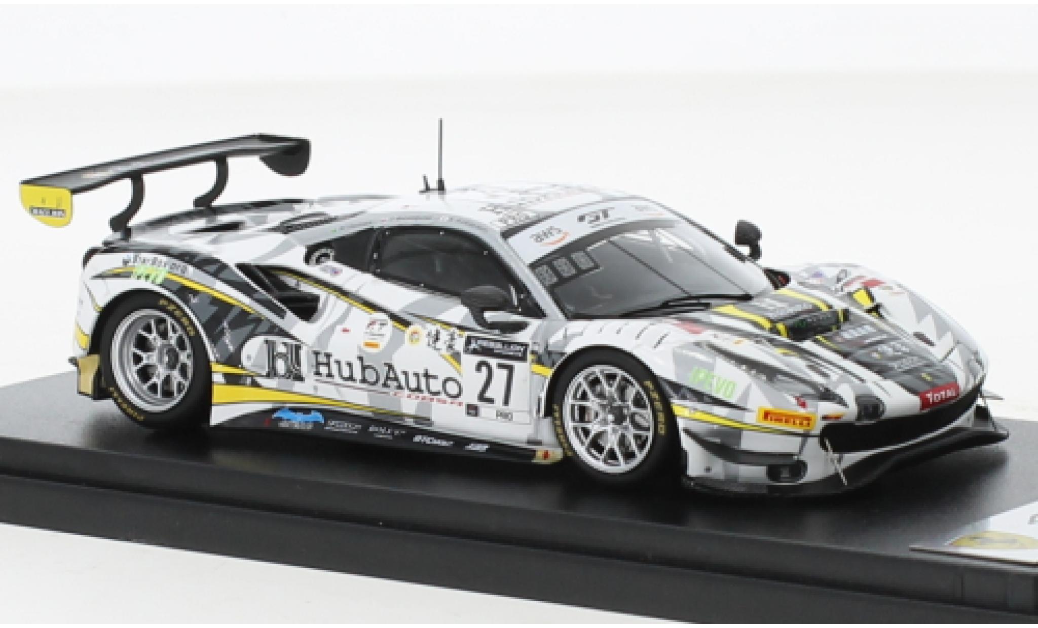 Ferrari 488 1/43 Look Smart GT3 EVO No.27 Hub Auto 24h Spa 2020 modellino in miniatura