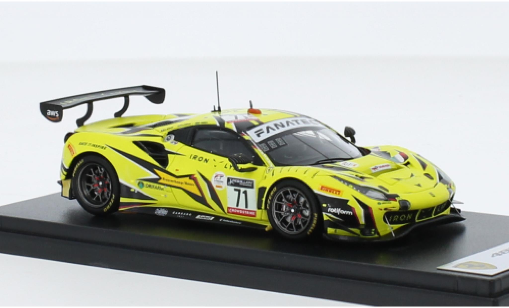 Ferrari 488 1/43 Look Smart GT3 EVO No.71 Iron Lynx 24h Spa 2022 modellino in miniatura