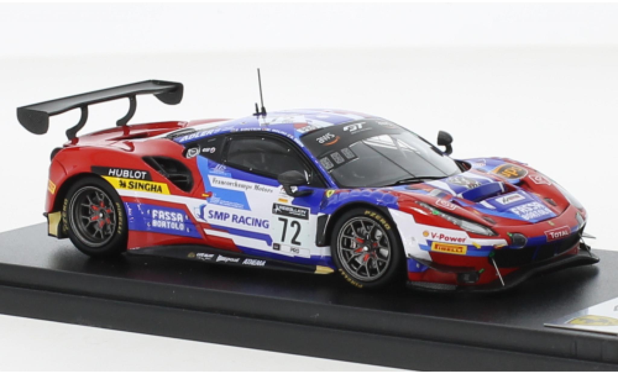 Ferrari 488 1/43 Look Smart GT3 EVO No.72 SMP Racing 24h Spa 2020 modellino in miniatura