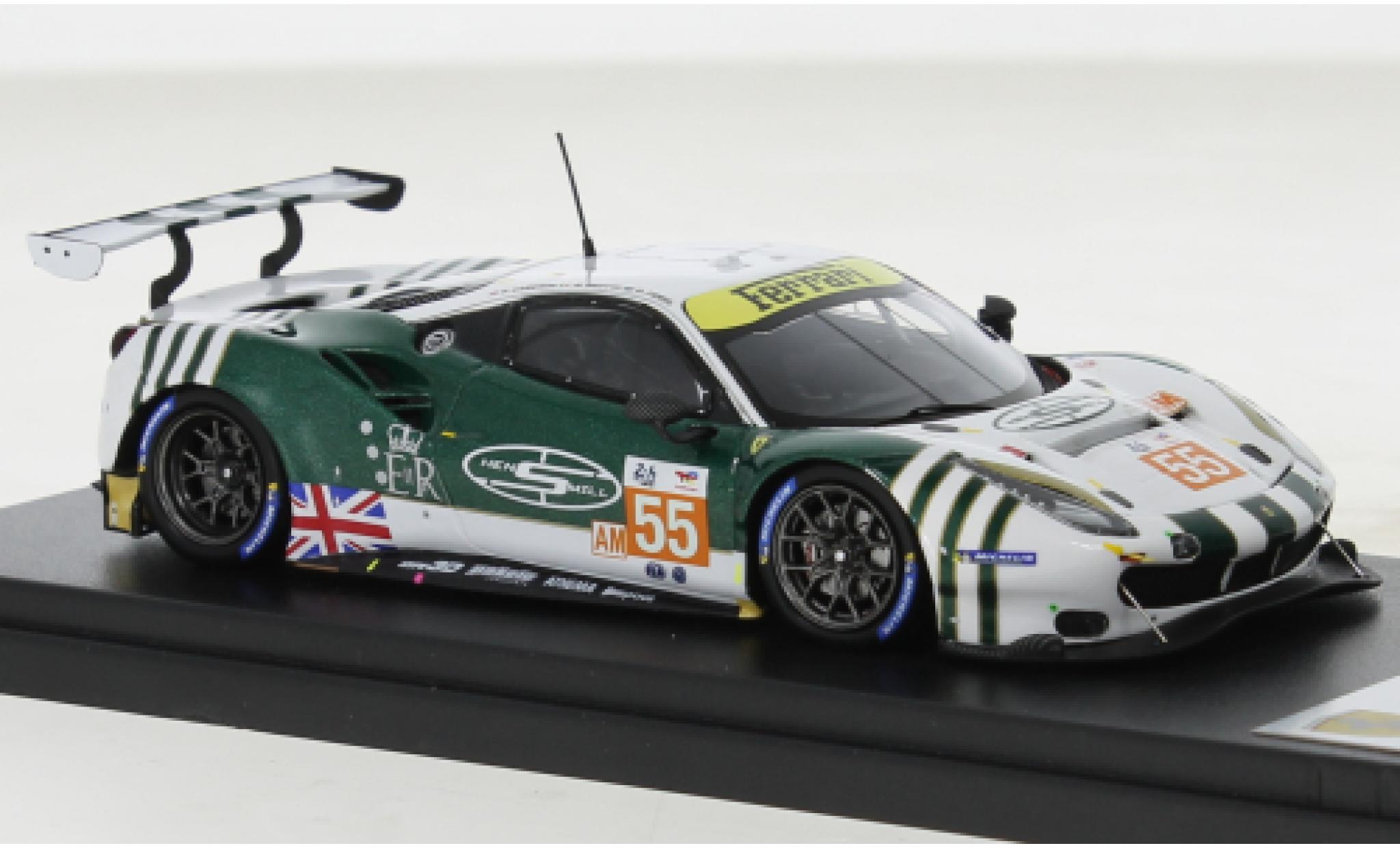 Ferrari 488 1/43 Look Smart GTE EVO No.55 Spirit of Race 24h Le Mans 2022 modellino in miniatura