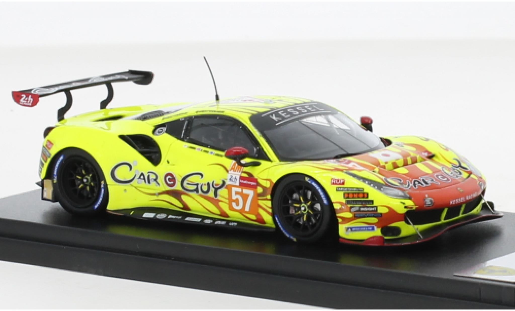 Ferrari 488 1/43 Look Smart GTE EVO No.57 Kessel Racing 24h Le Mans 2021 modellino in miniatura