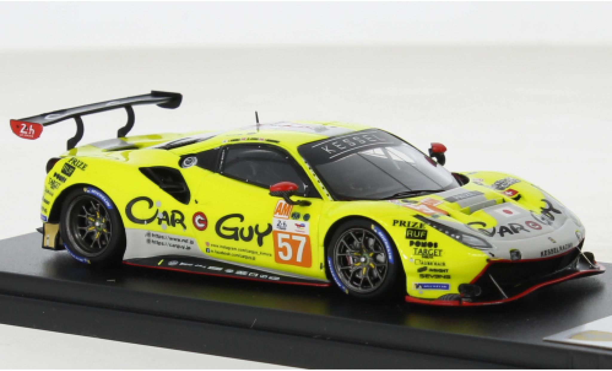 Ferrari 488 1/43 Look Smart GTE EVO No.57 Kessel Racing 24h Le Mans 2022 modellino in miniatura