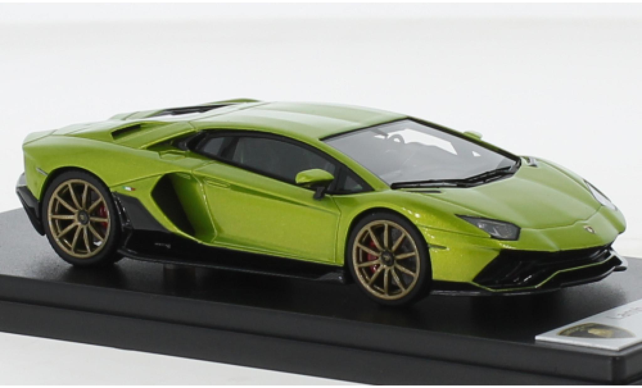 Lamborghini Aventador 1/43 Look Smart 780-4 Ultimae metallise verde modellino in miniatura