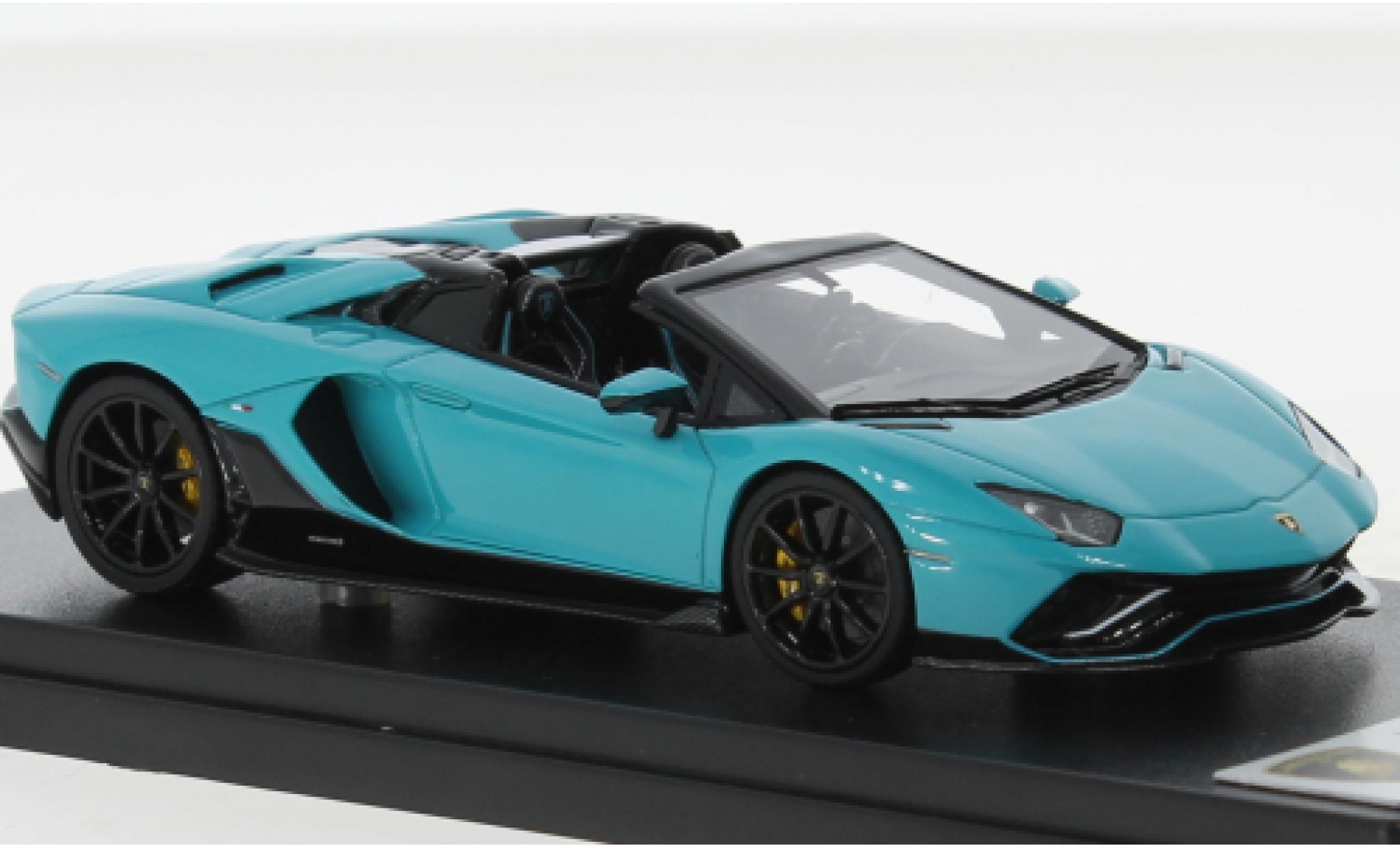 Lamborghini Aventador 1/43 Look Smart LP 780-4 Ultimae Roadster turchese 2021 modellino in miniatura