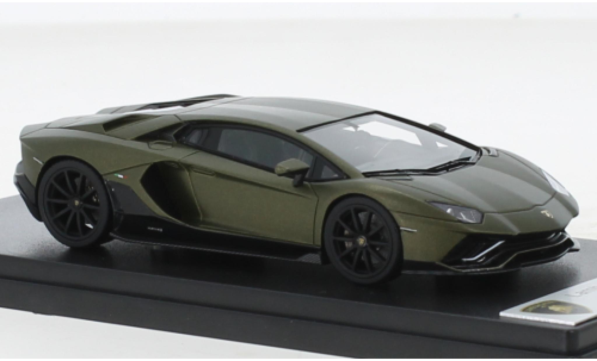 Lamborghini Aventador 1/43 Look Smart Ultimae metallise oliv 2021 modellino in miniatura