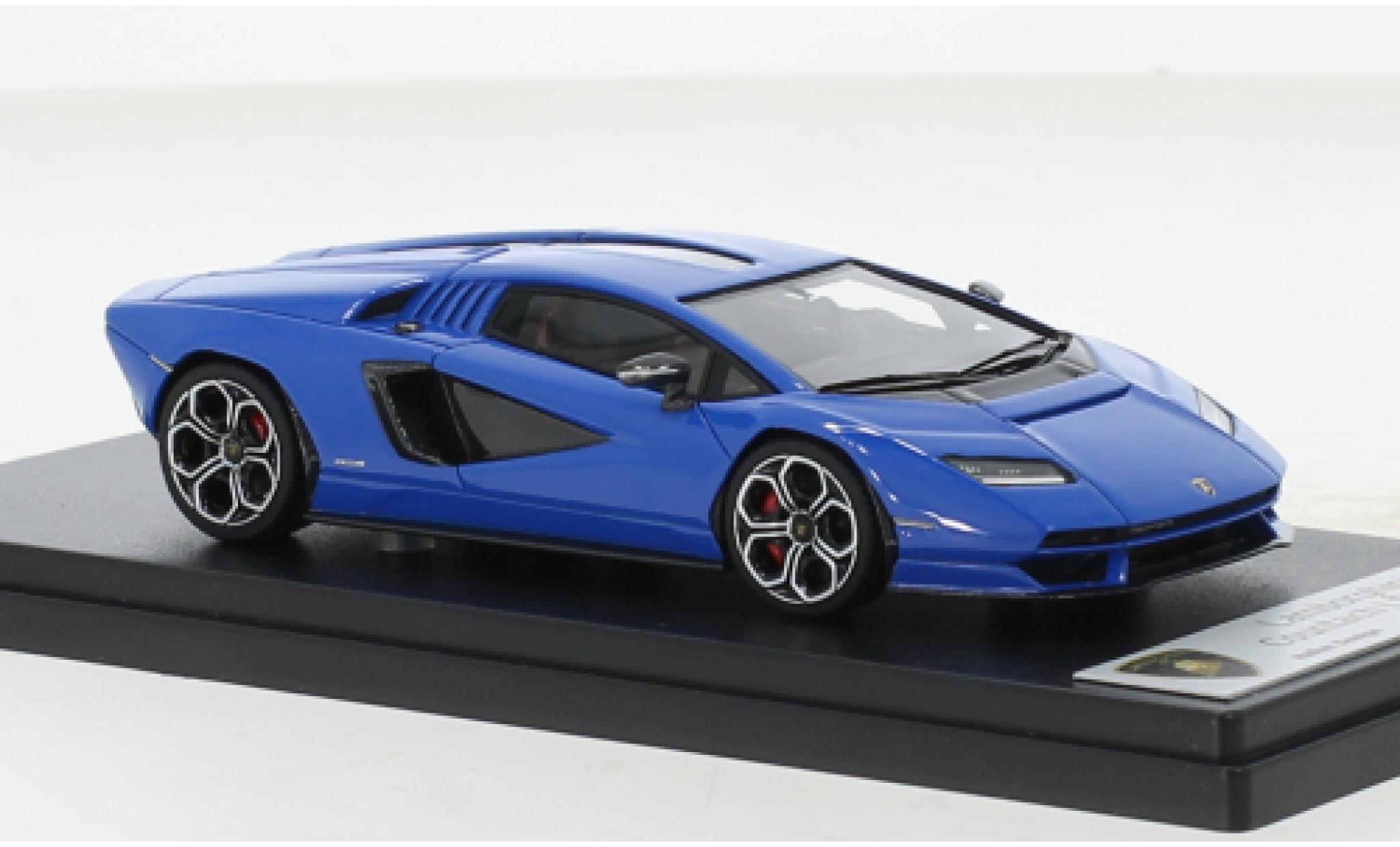 Lamborghini Countach 1/43 Look Smart LPI 800-4 blu 2022 modellino in miniatura