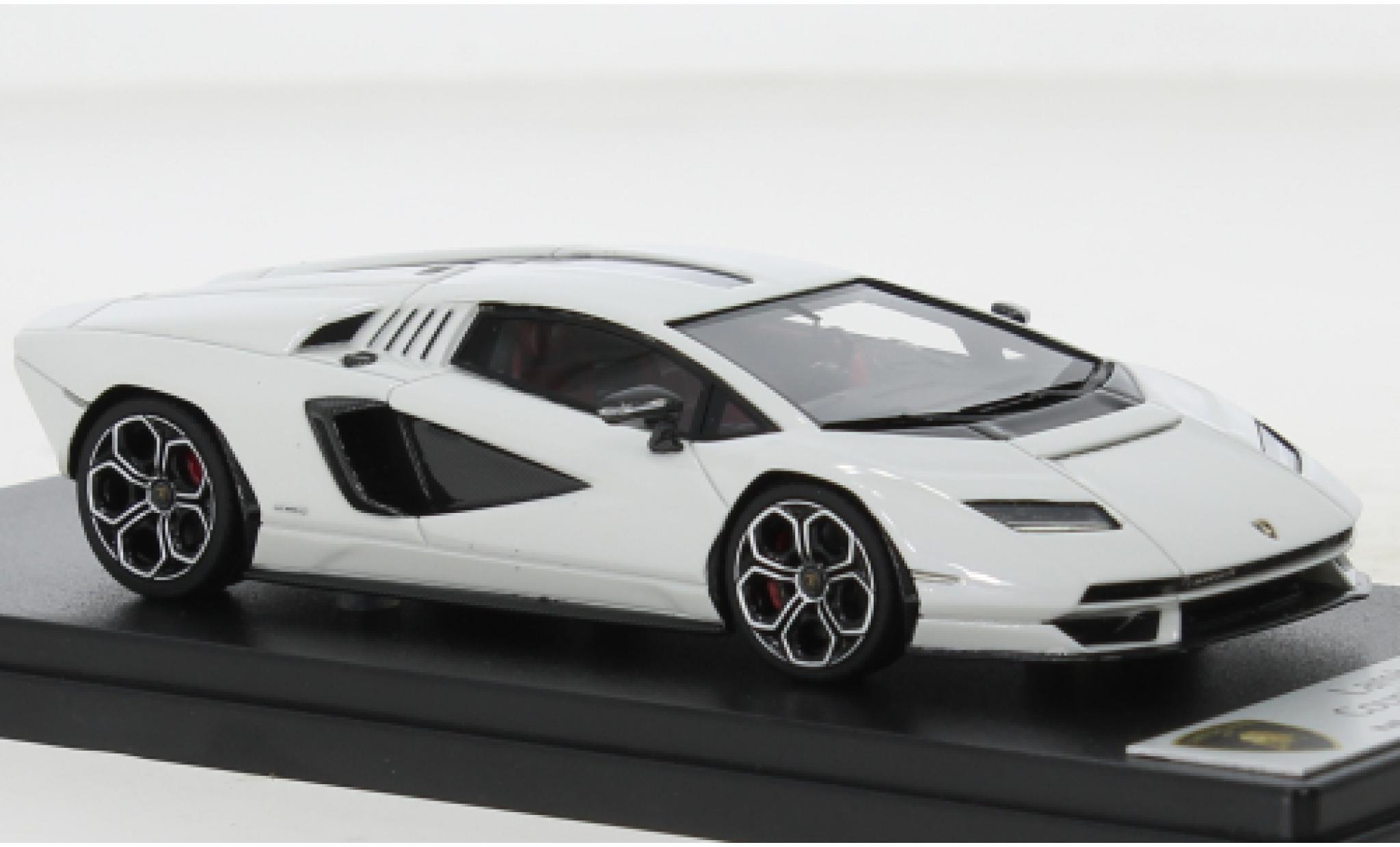 Lamborghini Countach 1/43 Look Smart LPI 800-4 bianco 2022 modellino in miniatura
