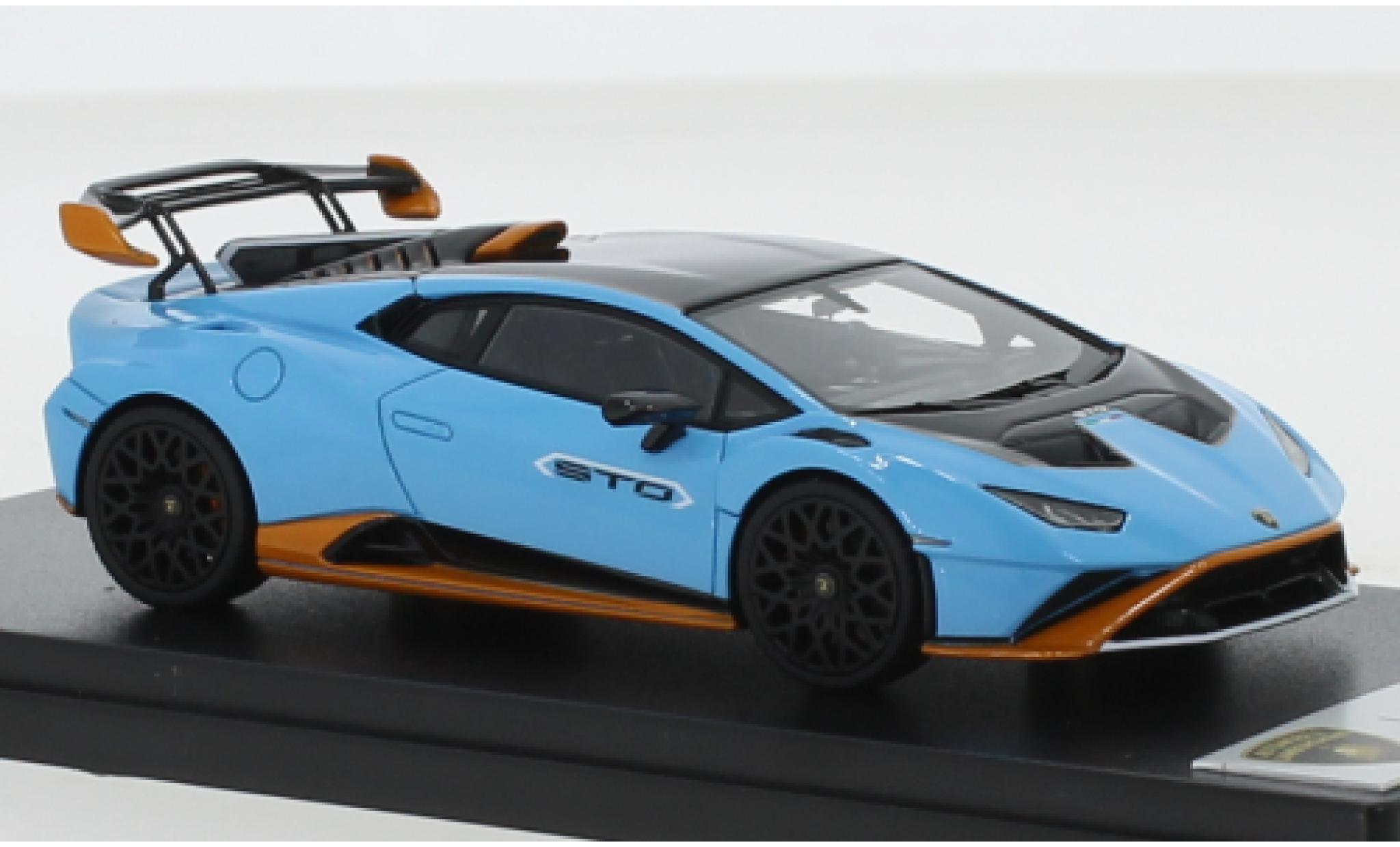 Lamborghini Huracan 1/43 Look Smart STO blu/orange 2021 modellino in miniatura