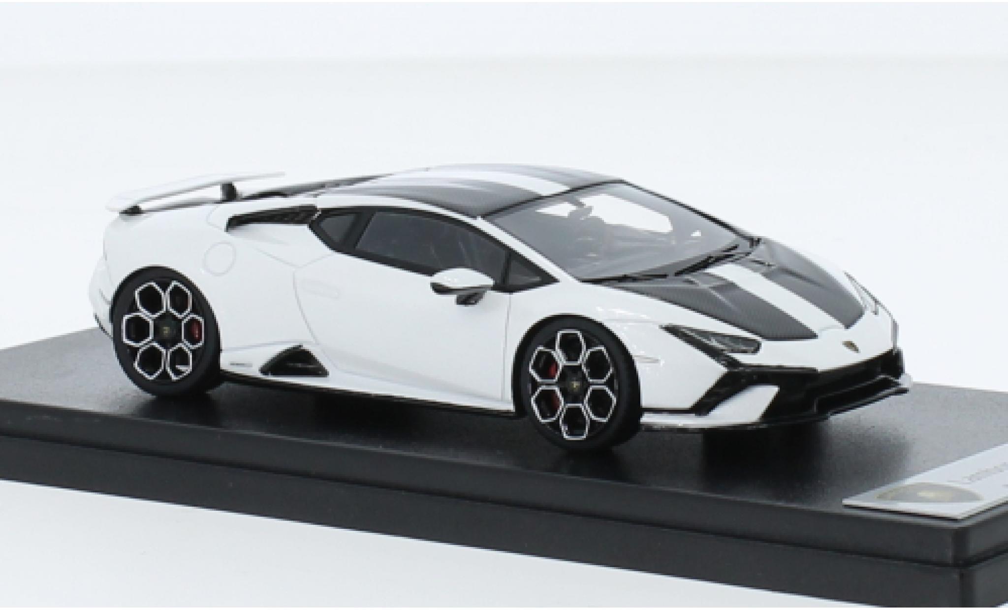Lamborghini Huracan 1/43 Look Smart Technica metallise bianco/carbon 2022 modellino in miniatura