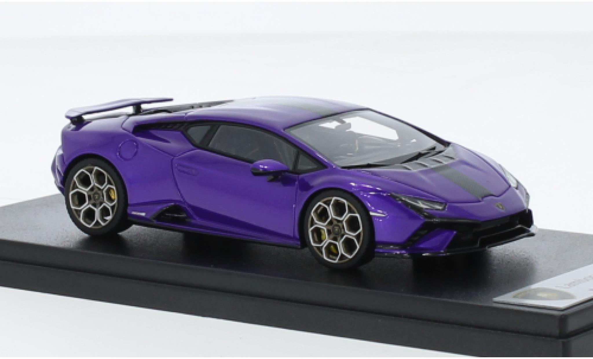 Lamborghini Huracan 1/43 Look Smart Technica metallise violett/nero 2022 modellino in miniatura