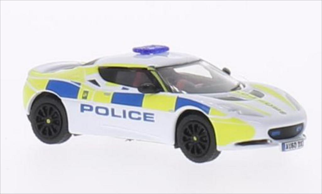 Lotus Evora 1/76 Oxford Central Motorway Patrol Group modellino in miniatura