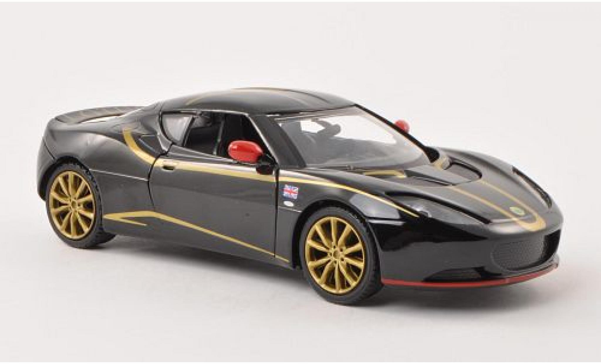 Lotus Evora 1/24 Motormax S schwarz 1:24 modellino in miniatura