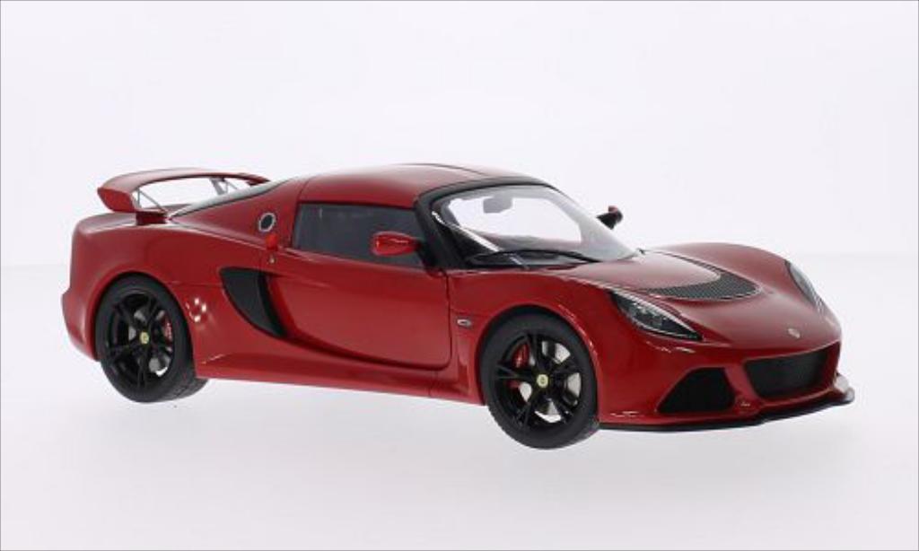 Lotus Exige 1/18 Autoart S rosso RHD 2012 modellino in miniatura