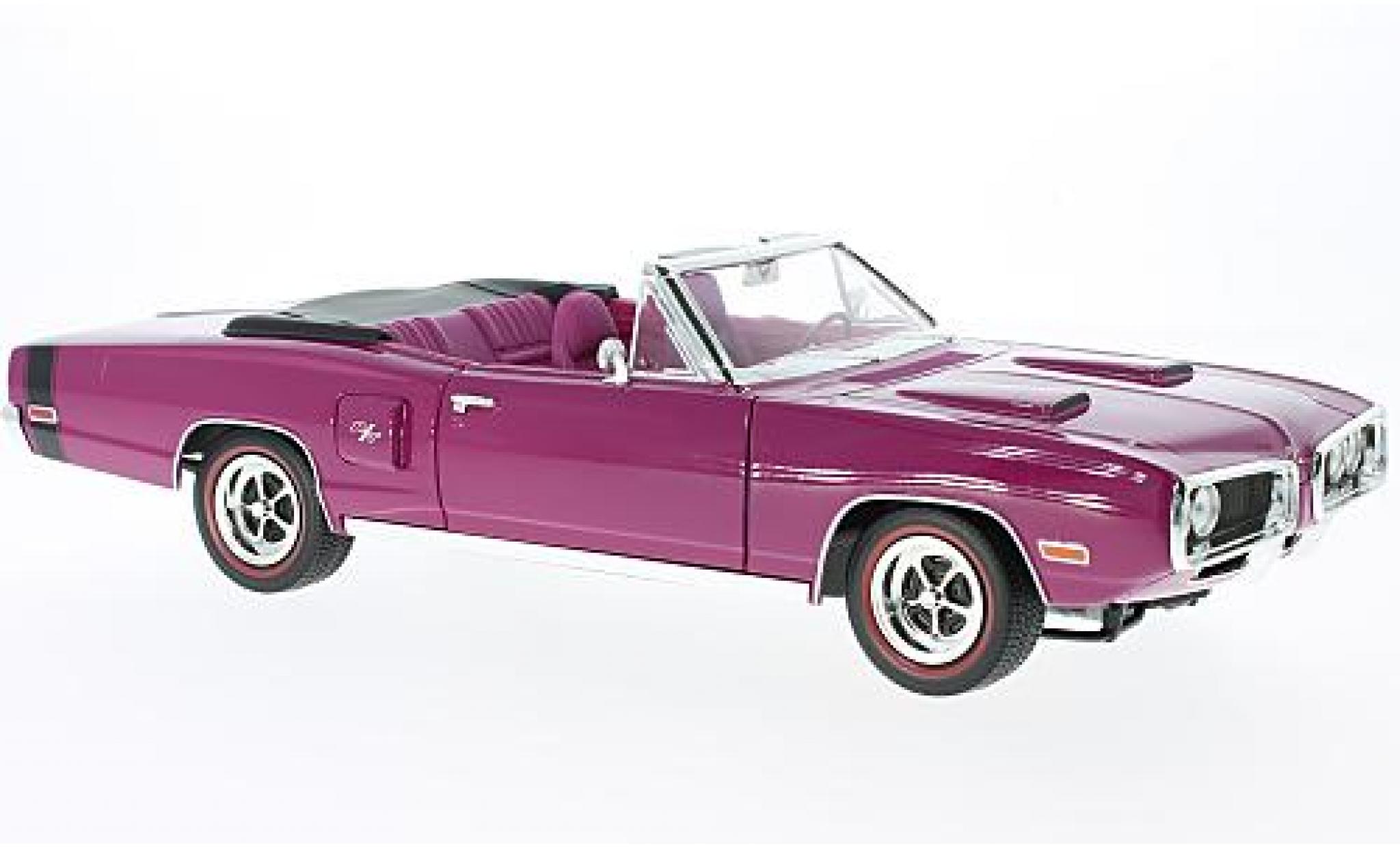 Dodge Coronet 1/18 Lucky Die Cast R/T lila 1970 modellino in miniatura