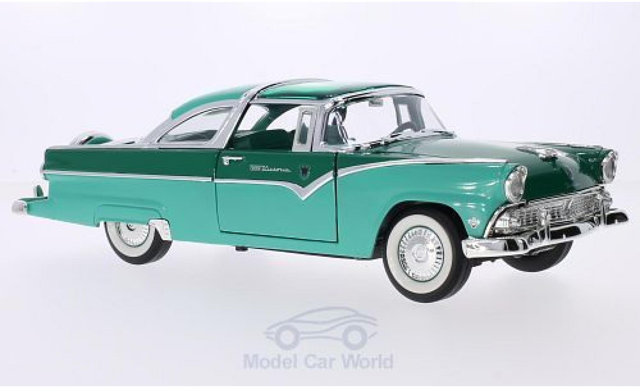 Ford Crown 1/18 Lucky Die Cast Victoria türkis/verde 1955 modellino in miniatura