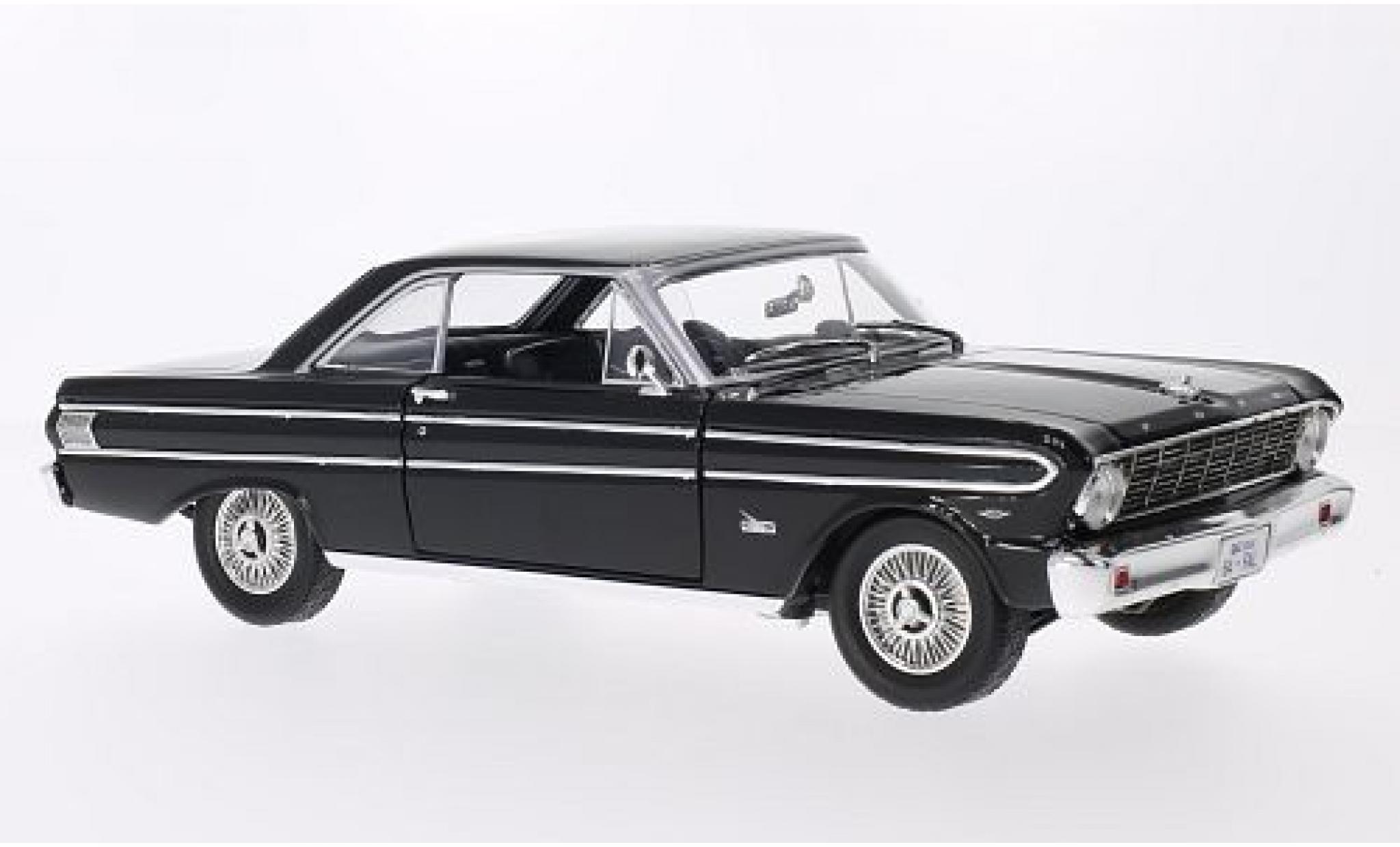 Ford Falcon 1/18 Lucky Die Cast nero 1964 modellino in miniatura