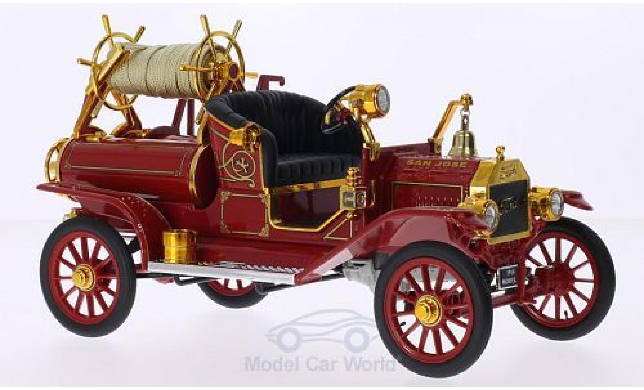 Ford Model T 1/18 Lucky Die Cast San Jose Fire Dept. 1914 inklusive Zubehör modellino in miniatura