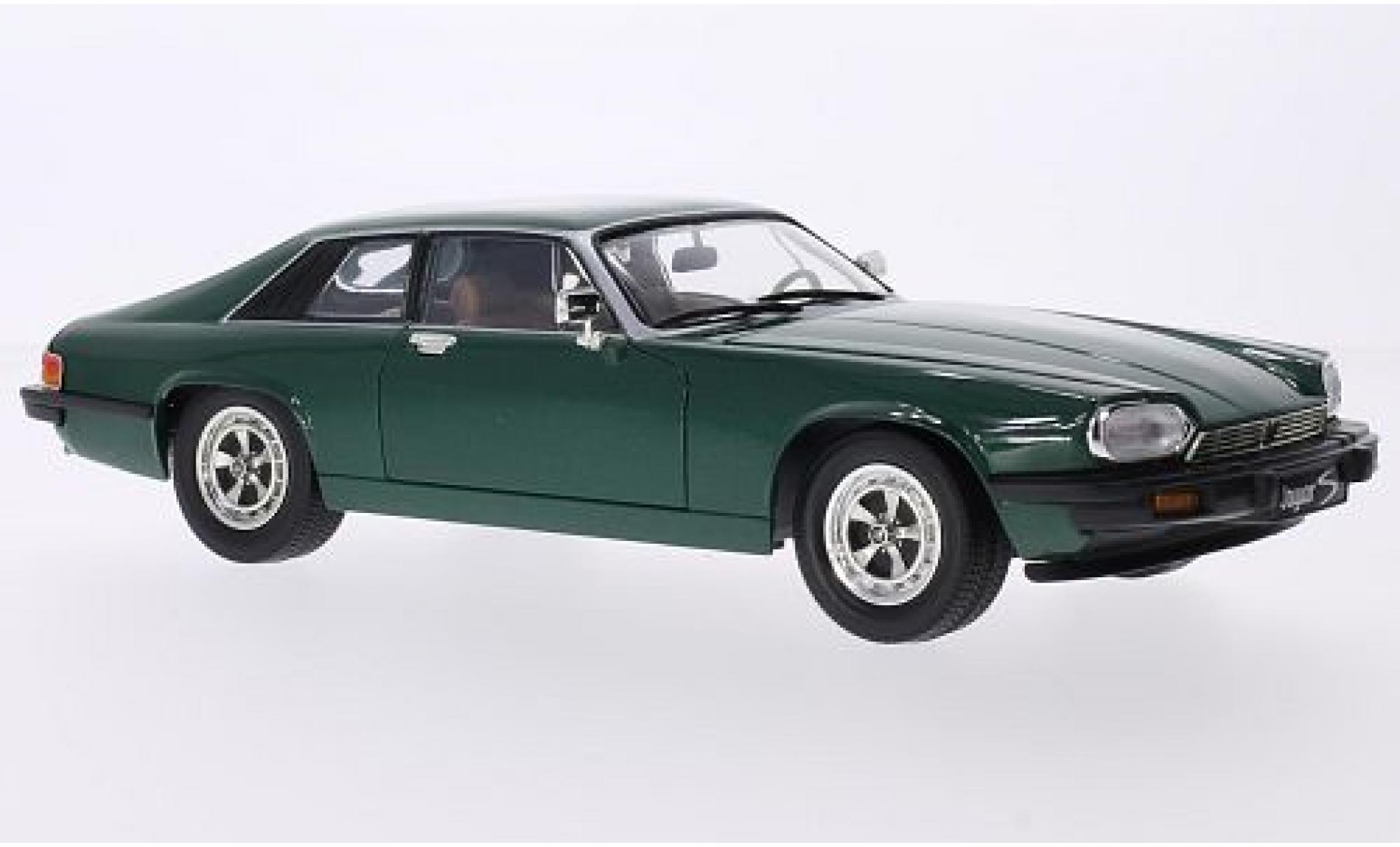 Jaguar XJS 1/18 Lucky Die Cast metallico verde 1975 modellino in miniatura