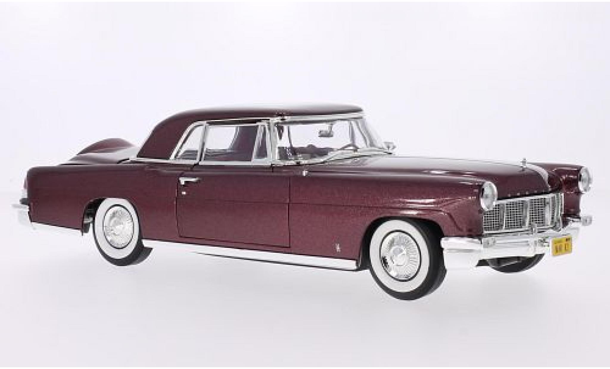 Lincoln Continental 1/18 Lucky Die Cast Mark II metallico rosso 1956 modellino in miniatura