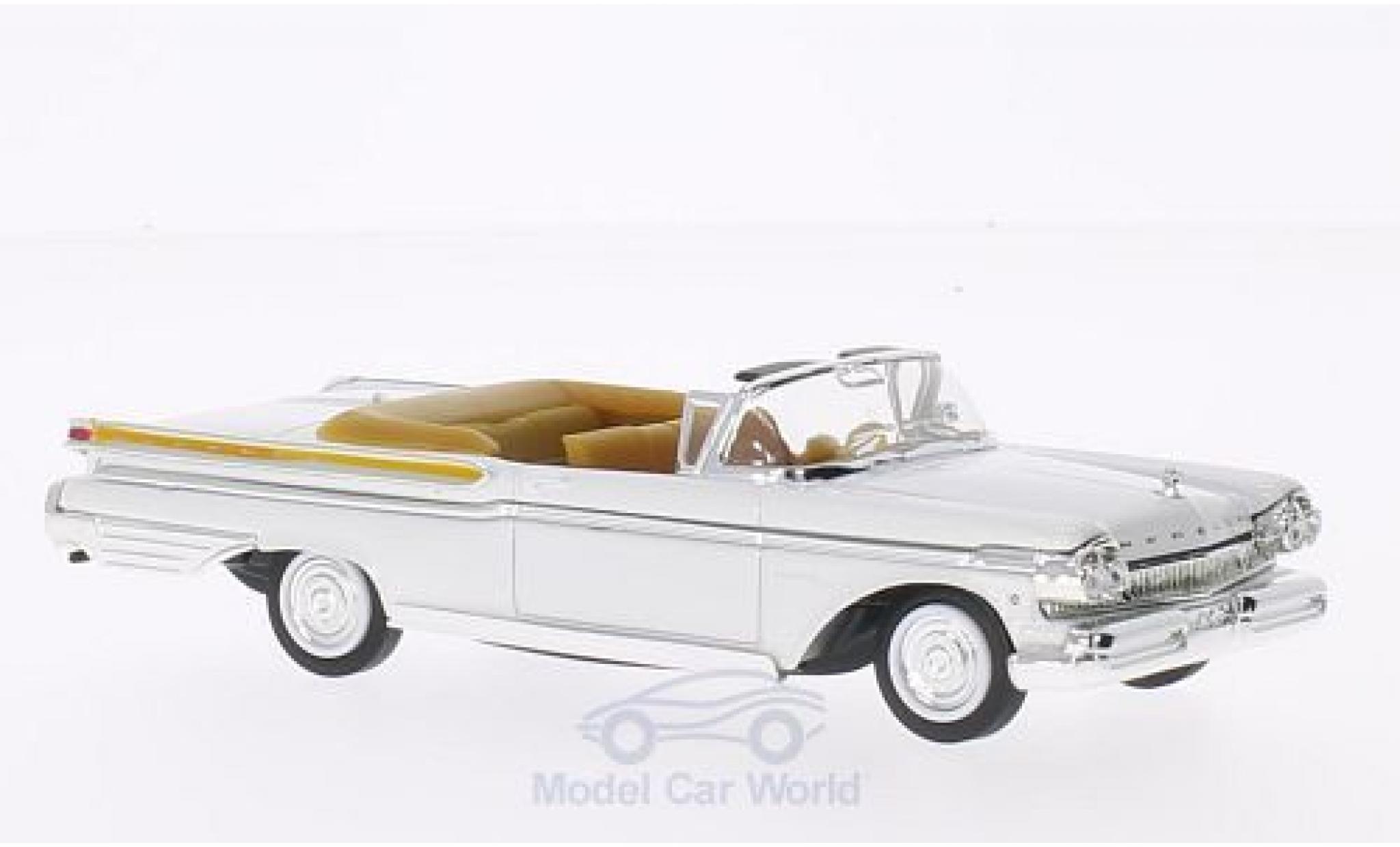 Mercury Turnpike 1/43 Lucky Die Cast Cruiser bianco 1957 ohne Vitrine modellino in miniatura