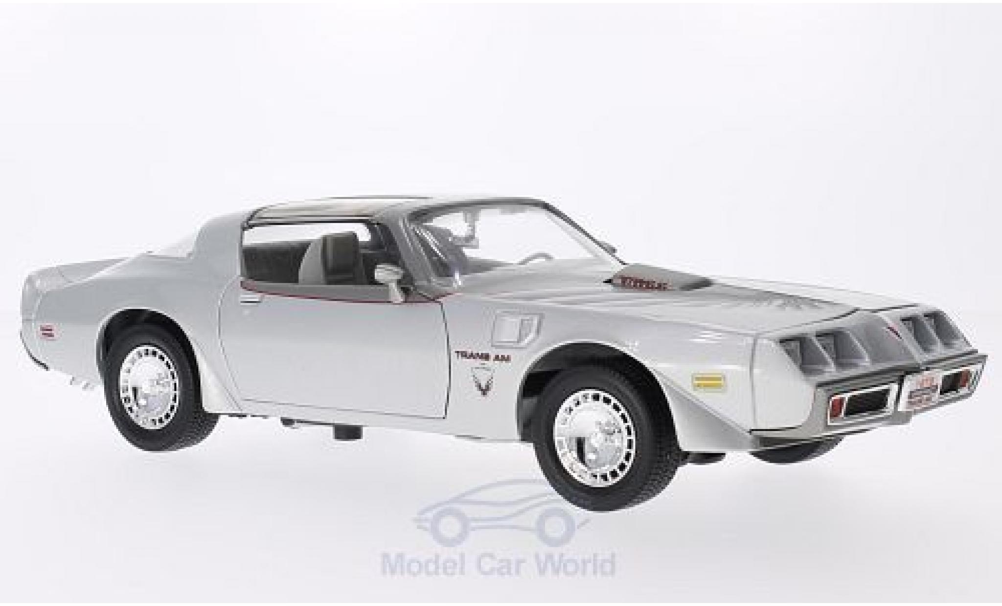 Pontiac Firebird 1979 1/18 Lucky Die Cast Trans Am grigio/Dekor 1979 modellino in miniatura