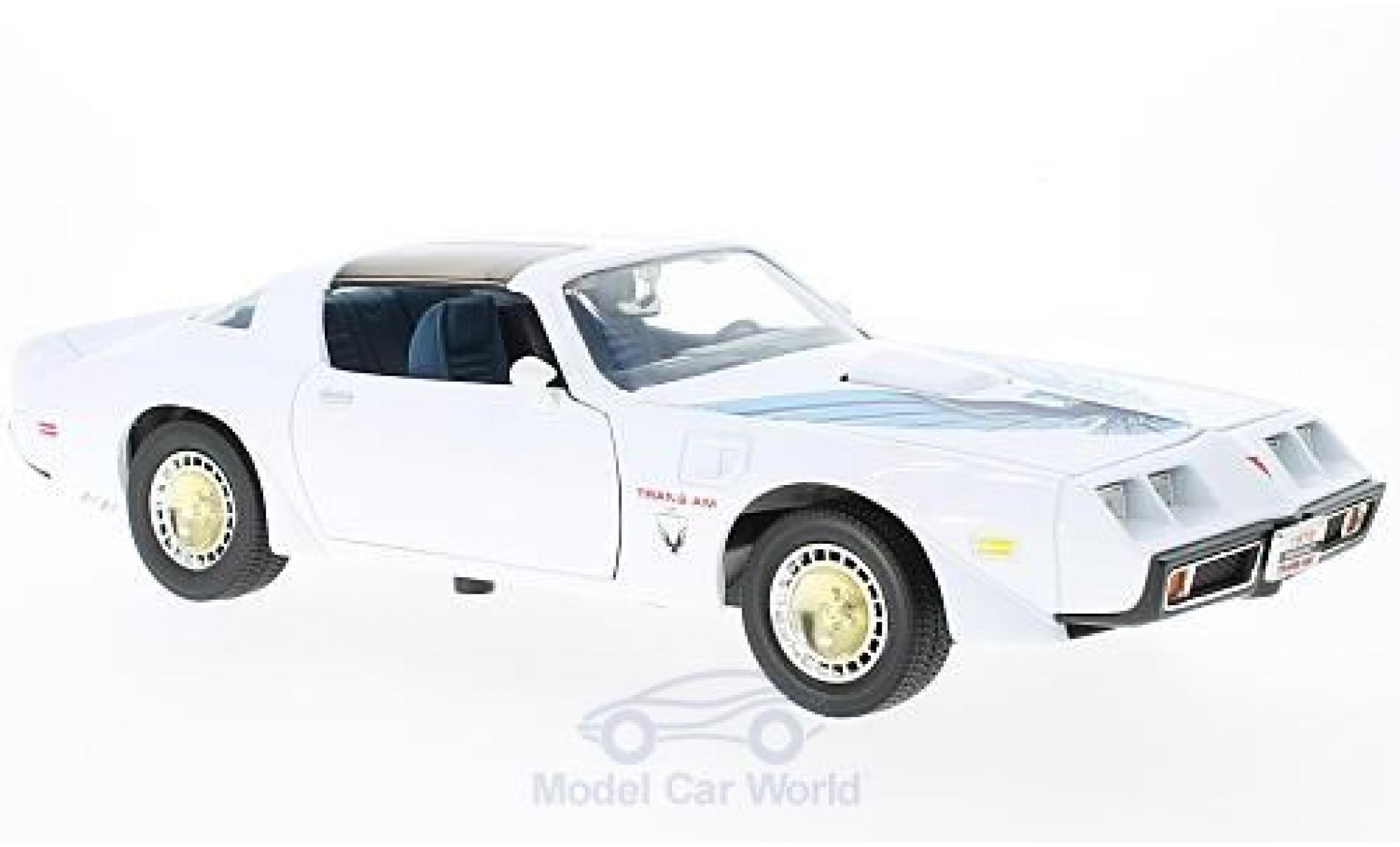 Pontiac Firebird 1/18 Lucky Die Cast Trans Am bianco/Dekor modellino in miniatura