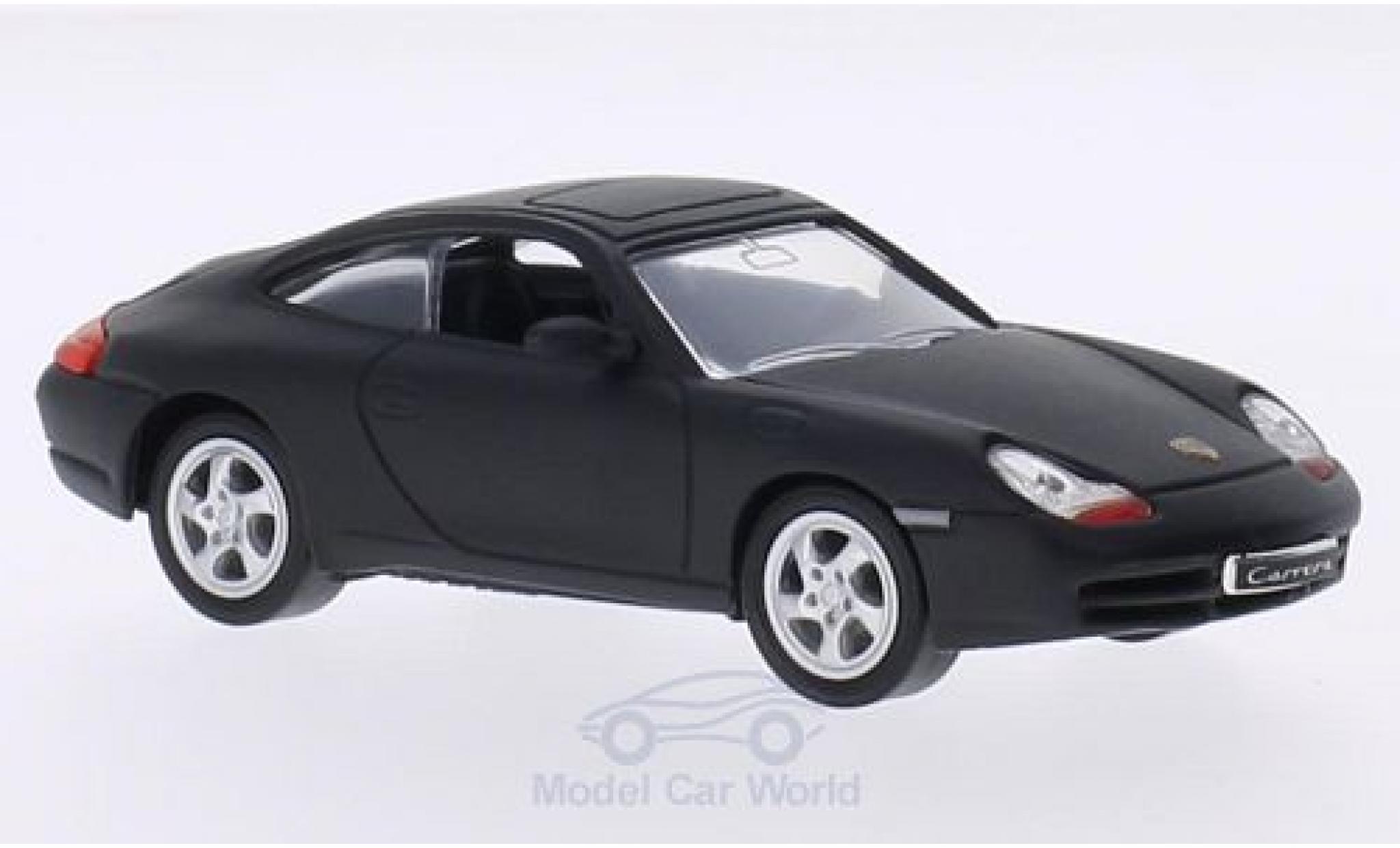 Porsche 996 1/43 Lucky Die Cast 911 () Carrera matt-nero 1998 ohne Vitrine modellino in miniatura