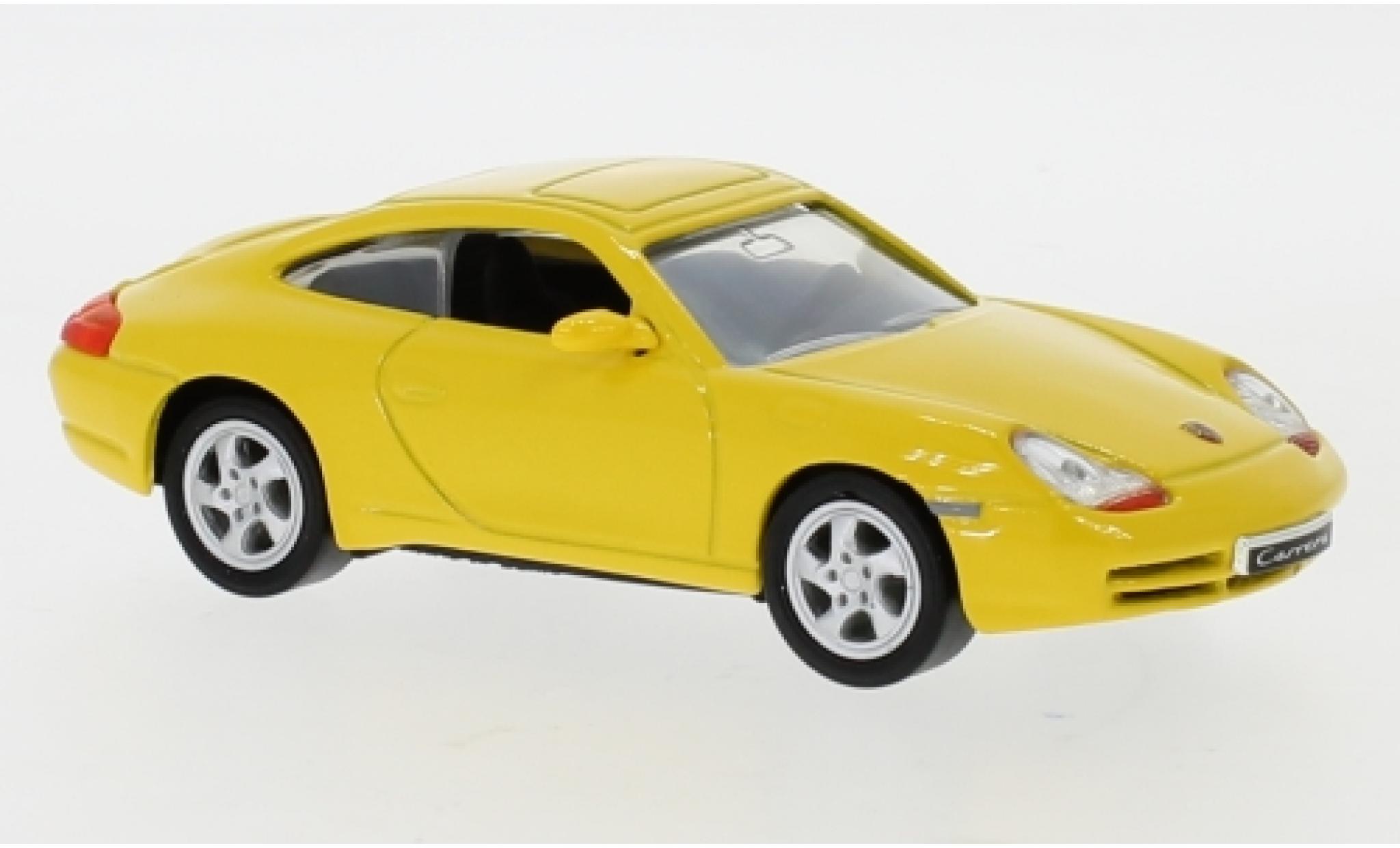 Porsche 996 1/43 Lucky Die Cast 911 Carrera () giallo 1998 modellino in miniatura