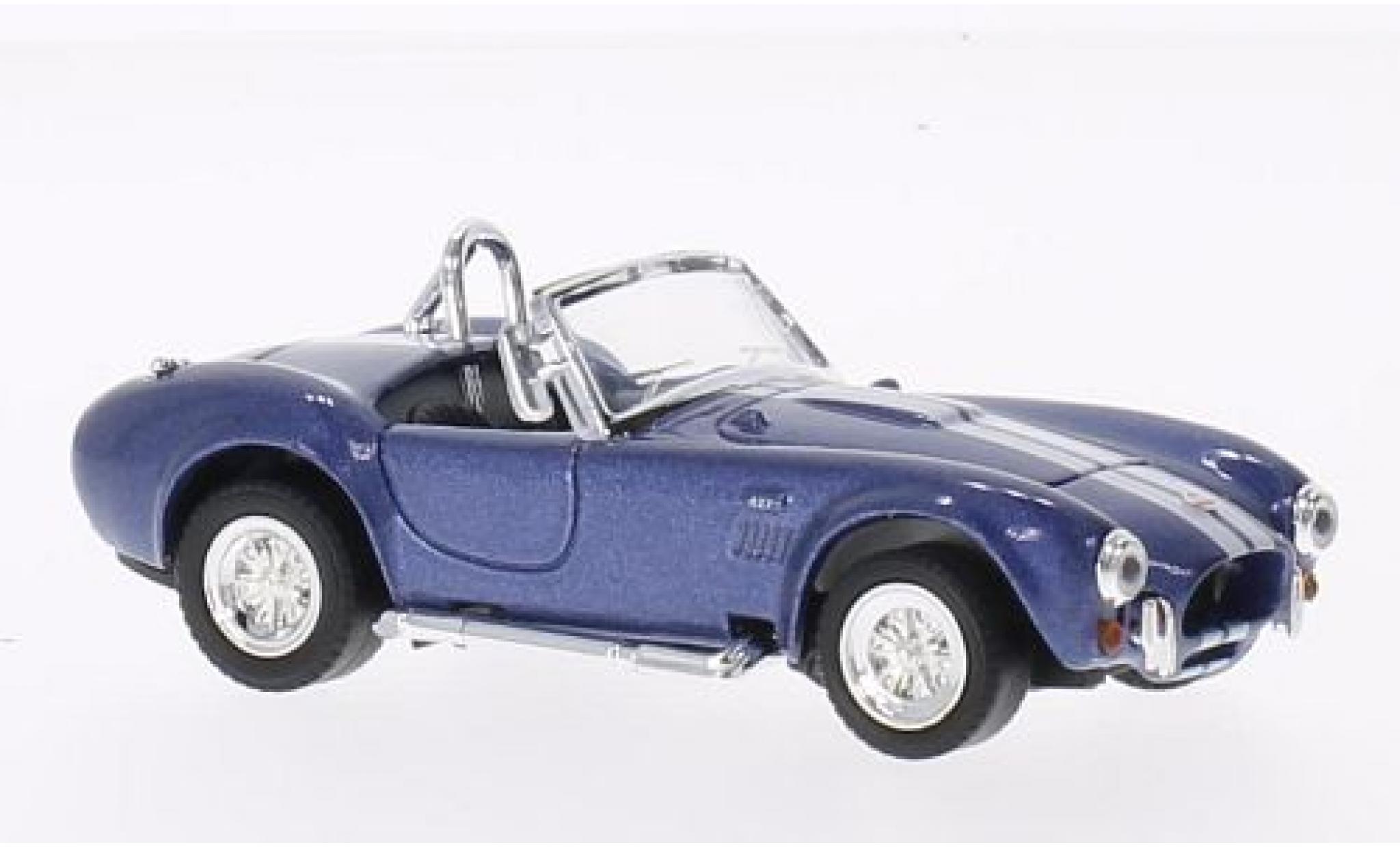 Shelby Cobra 1/43 Lucky Die Cast 427 S/C mit biancoen Streifen metallico blu 1949 sans Vitrine modellino in miniatura