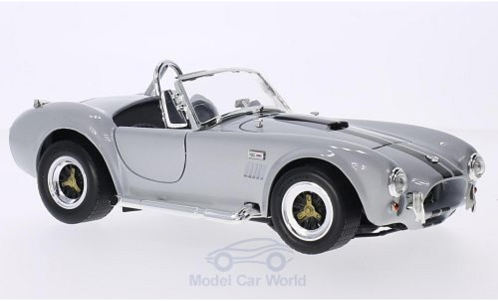 Shelby Cobra 1/18 Lucky Die Cast 427 S/C grigio/nero 1964 modellino in miniatura