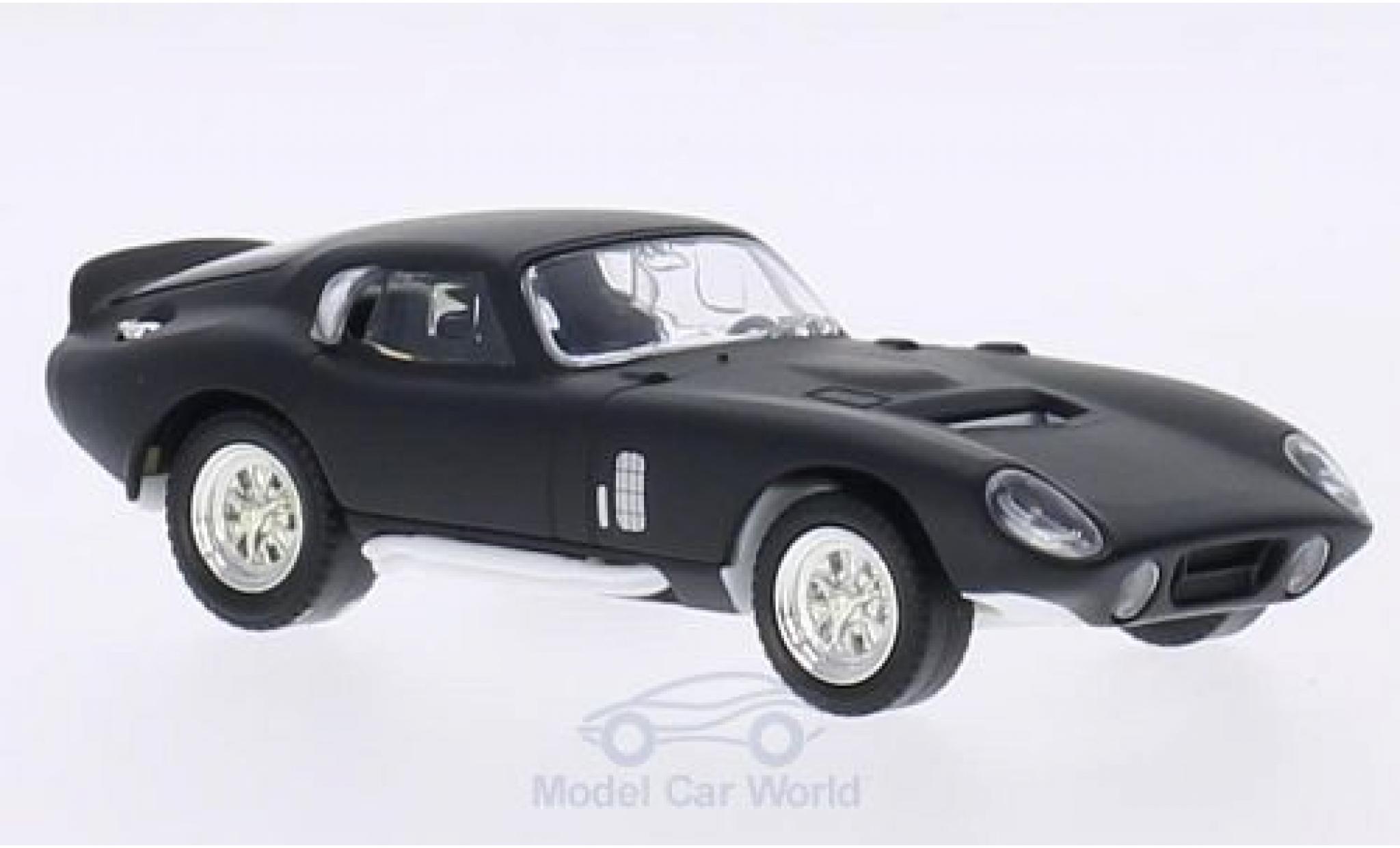 Shelby Cobra 1/43 Lucky Die Cast Daytona Coupe matt-nero 1965 ohne Vitrine modellino in miniatura