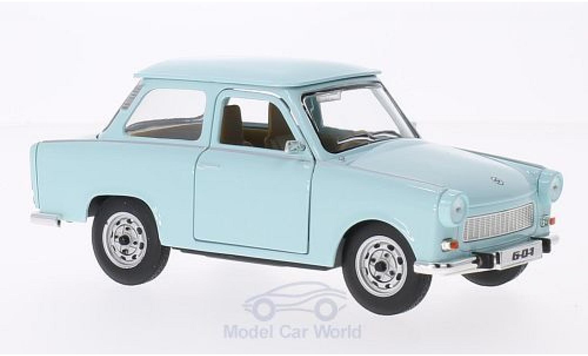 Trabant 601 1/18 Lucky Die Cast blu modellino in miniatura