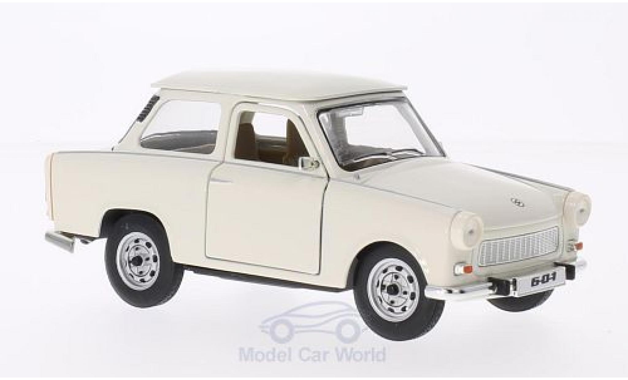 Trabant 601 1/18 Lucky Die Cast bianco modellino in miniatura