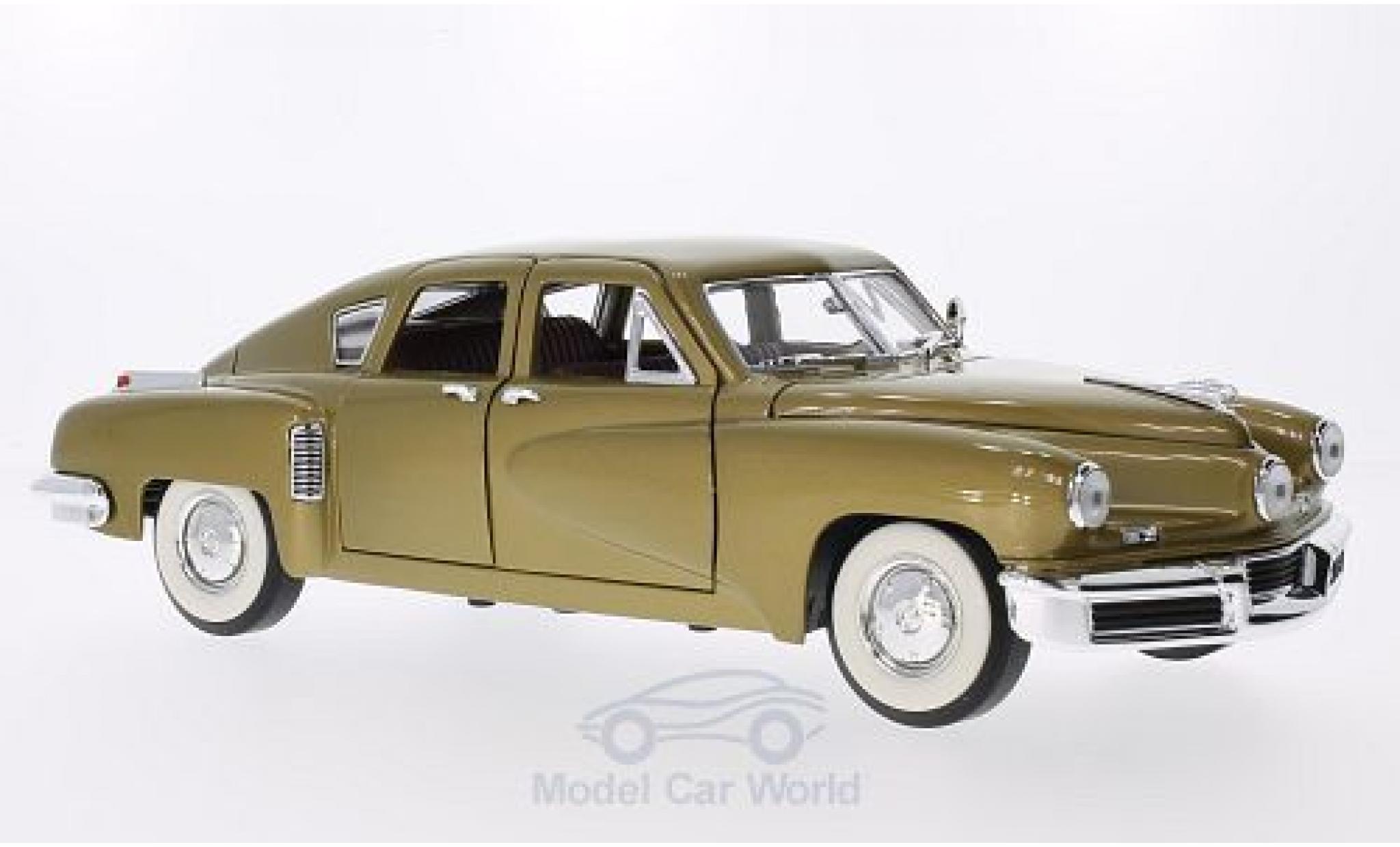 Tucker Torpedo 1/18 Lucky Die Cast gold 1948 modellino in miniatura
