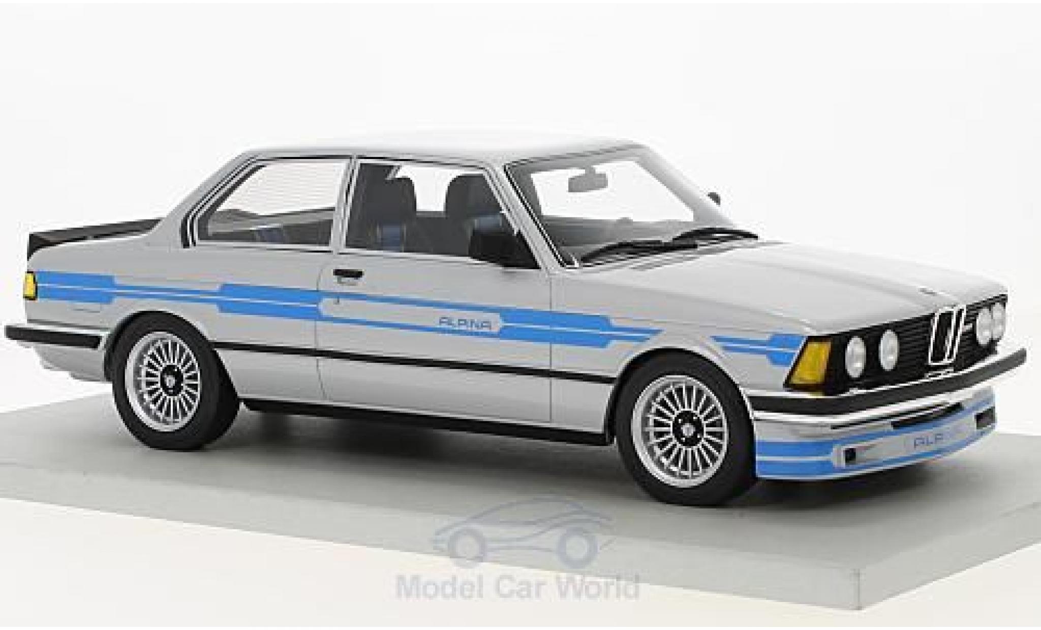 Bmw 323 1/18 Lucky Step Models Alpina grigio 1983 modellino in miniatura