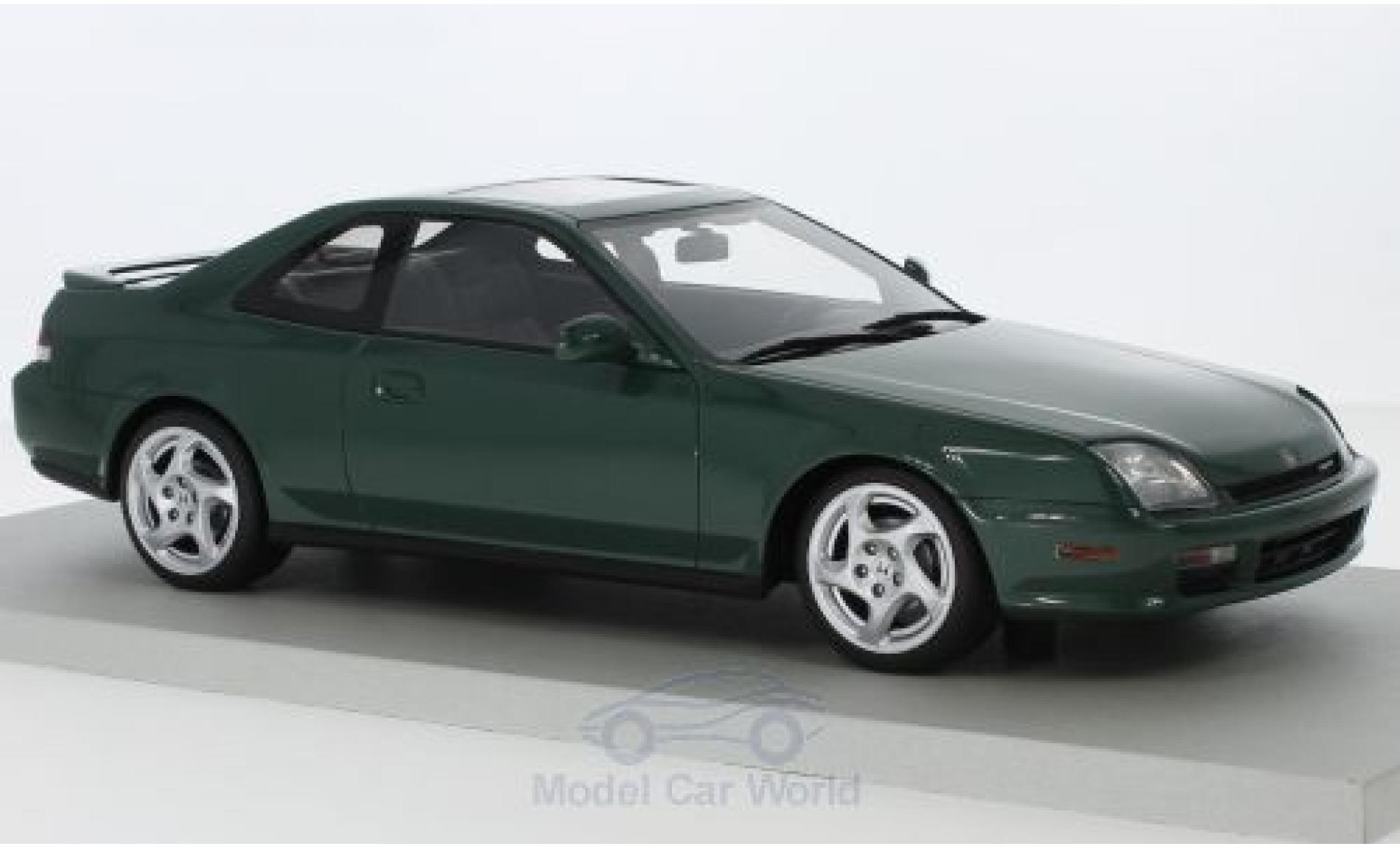 Honda Prelude 1/18 Lucky Step Models metallico verde 1997 modellino in miniatura