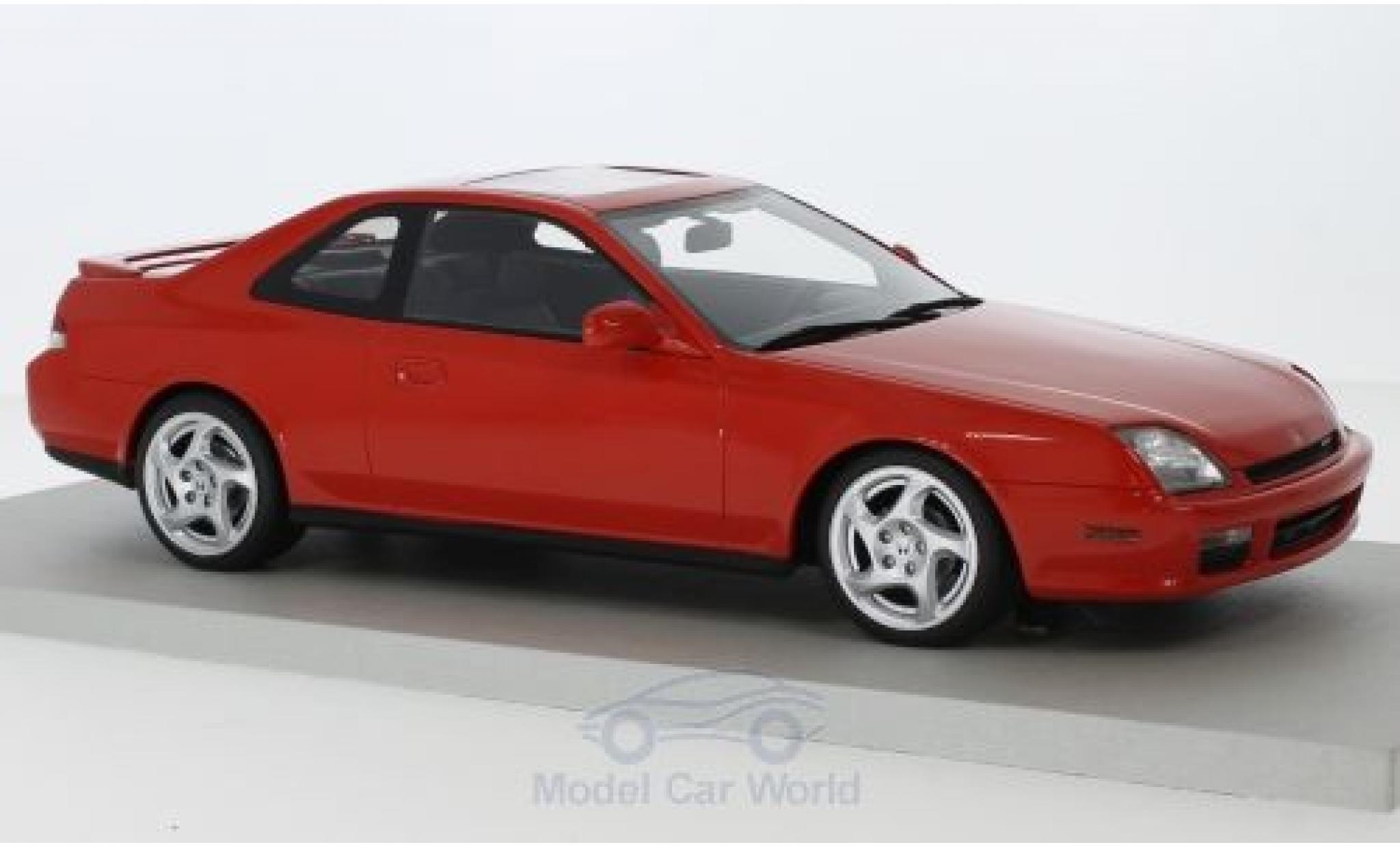 Honda Prelude 1/18 Lucky Step Models rosso 1997 modellino in miniatura