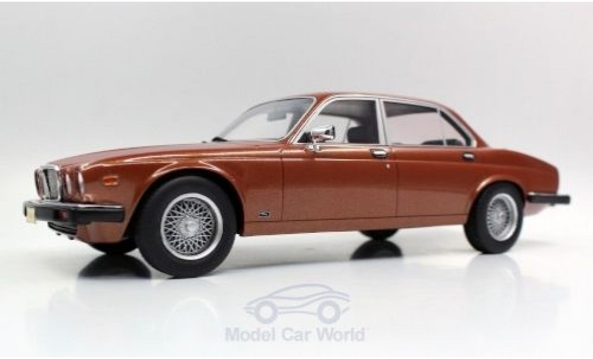 Jaguar XJ 1/18 Lucky Step Models 6 bronze 1982 modellino in miniatura