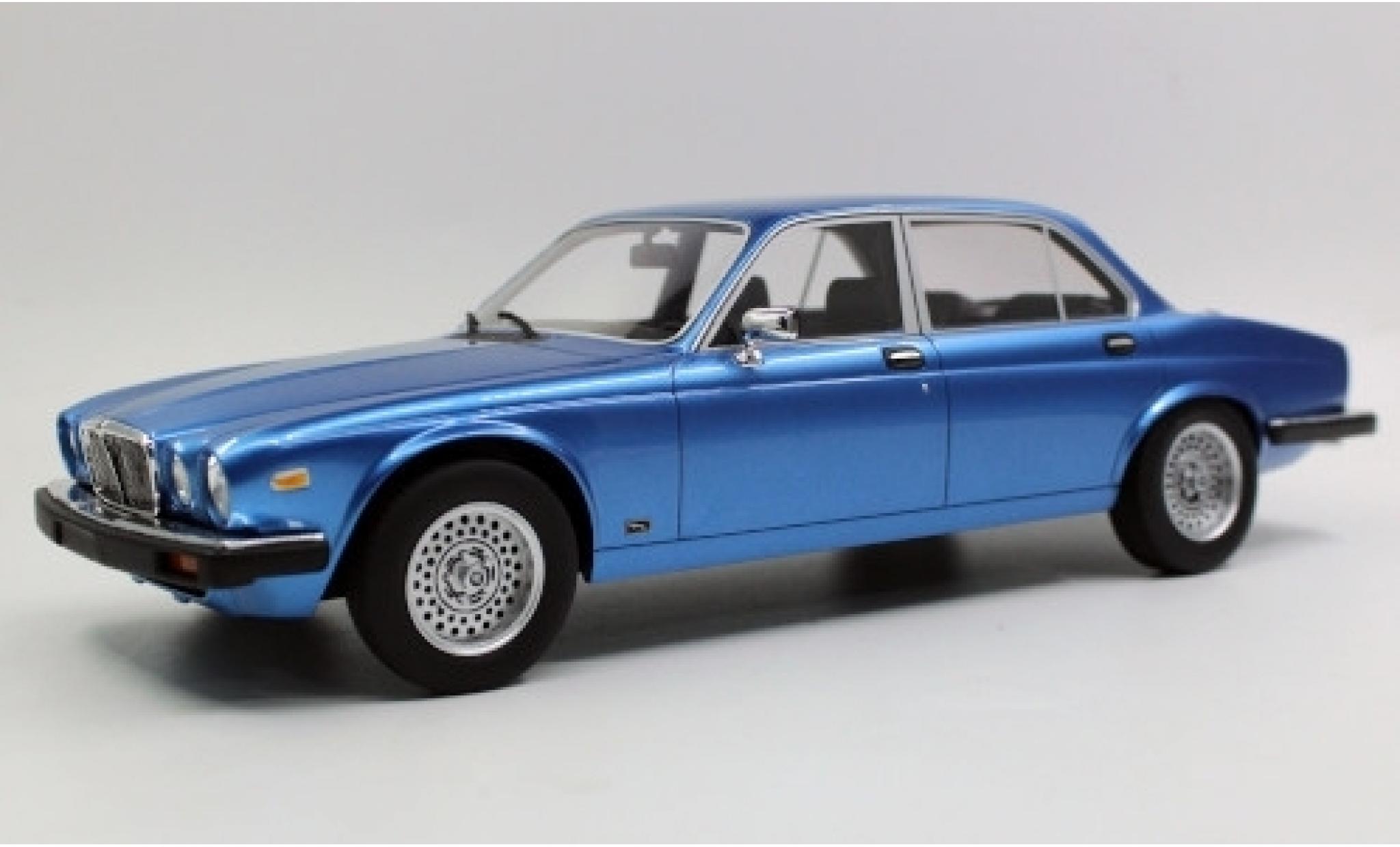 Jaguar XJ 1/18 Lucky Step Models 6 metallico blu 1982 modellino in miniatura