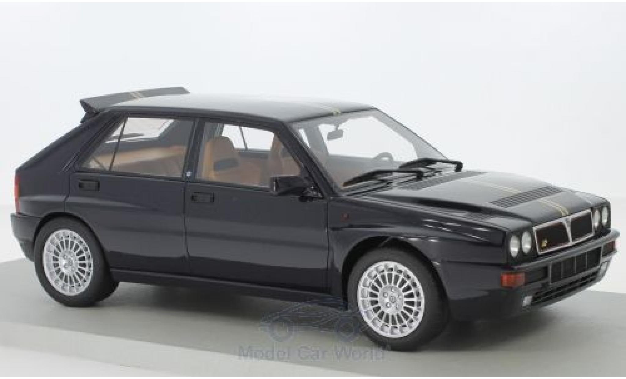 Lancia Delta 1/18 Lucky Step Models Integrale Club HF nero modellino in miniatura