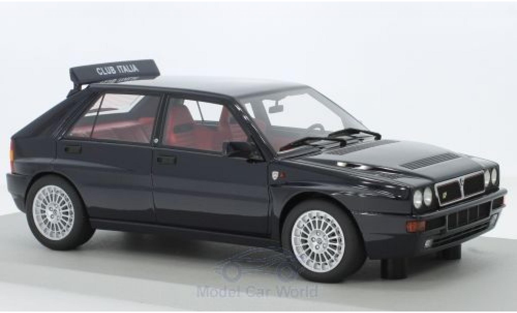 Lancia Delta 1/18 Lucky Step Models Integrale Evolutione Club Italia nero modellino in miniatura