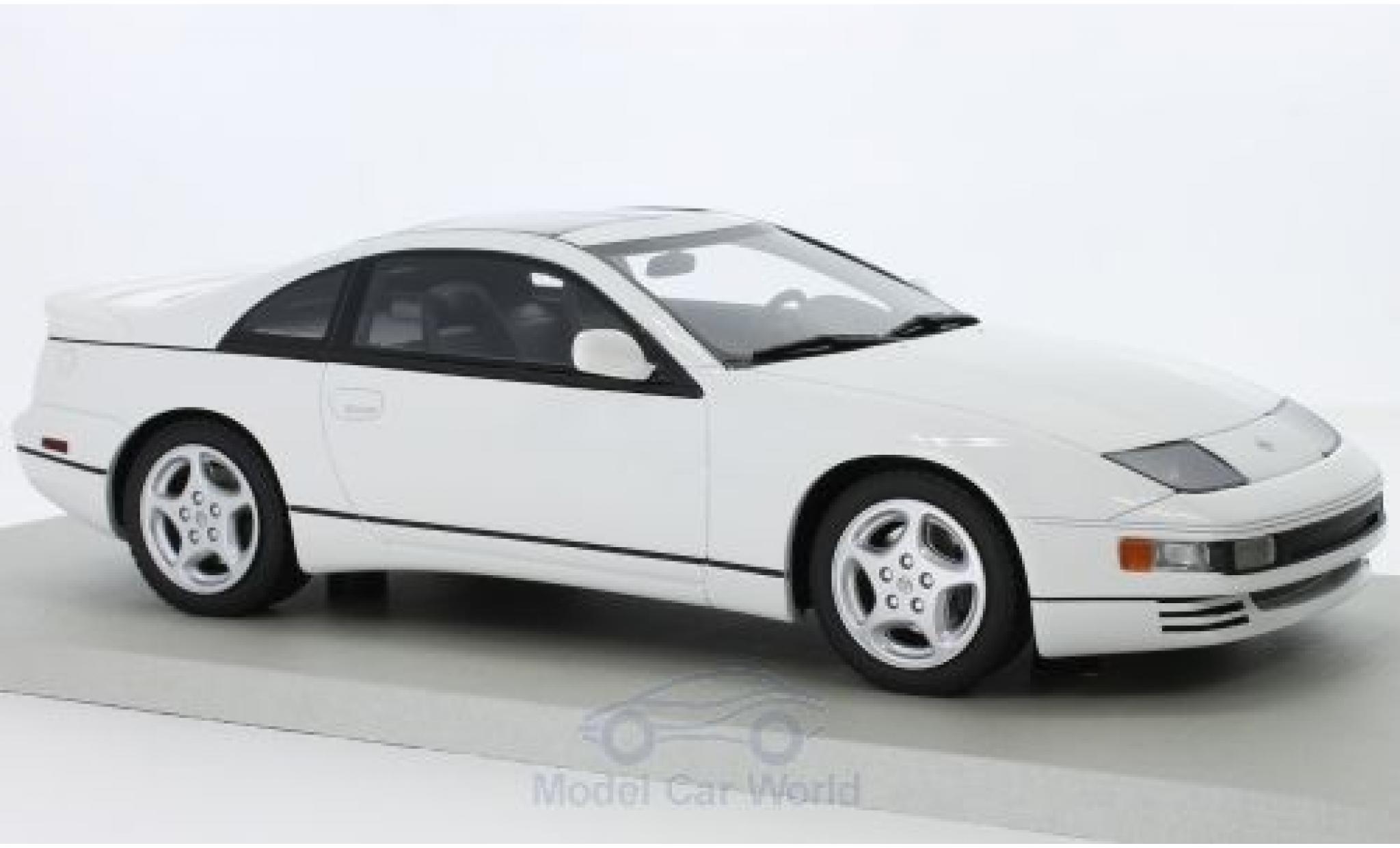 Nissan 300 1/18 Lucky Step Models ZX bianco 1992 modellino in miniatura