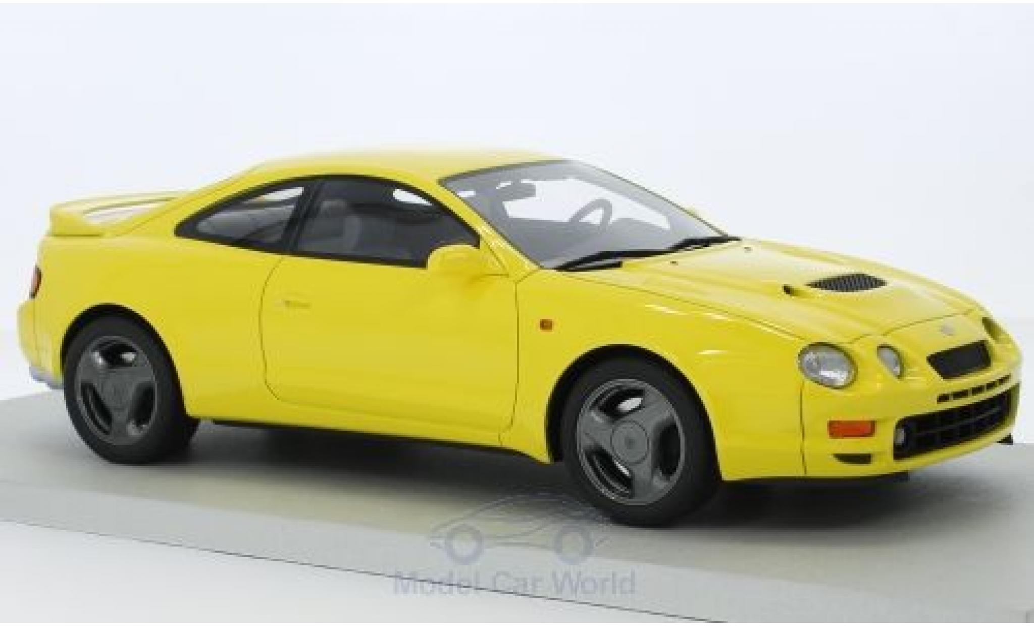 Toyota Celica 1/18 Lucky Step Models ST 205 giallo modellino in miniatura