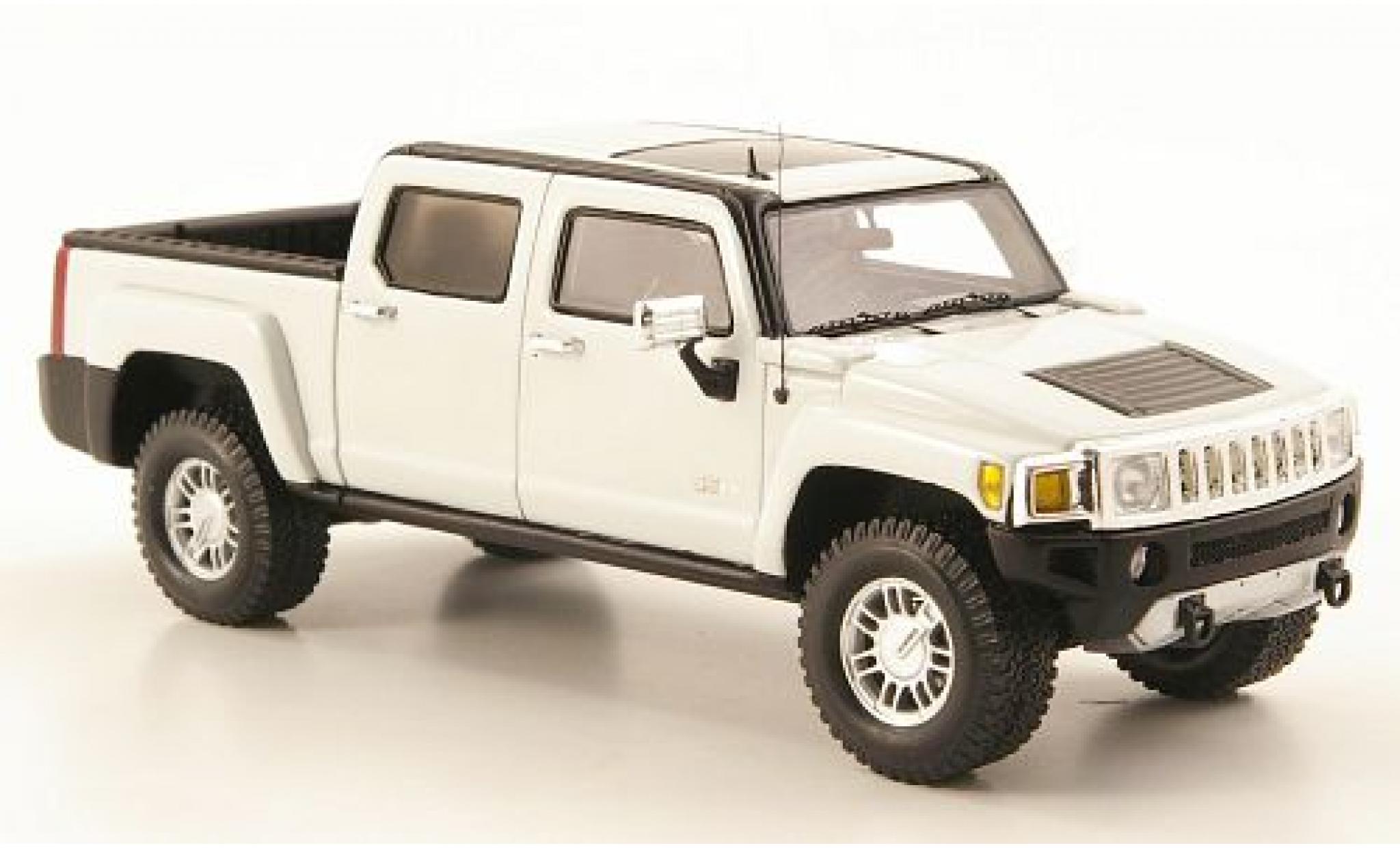 Hummer H3 1/43 Luxury Collectibles T bianco 2008 modellino in miniatura